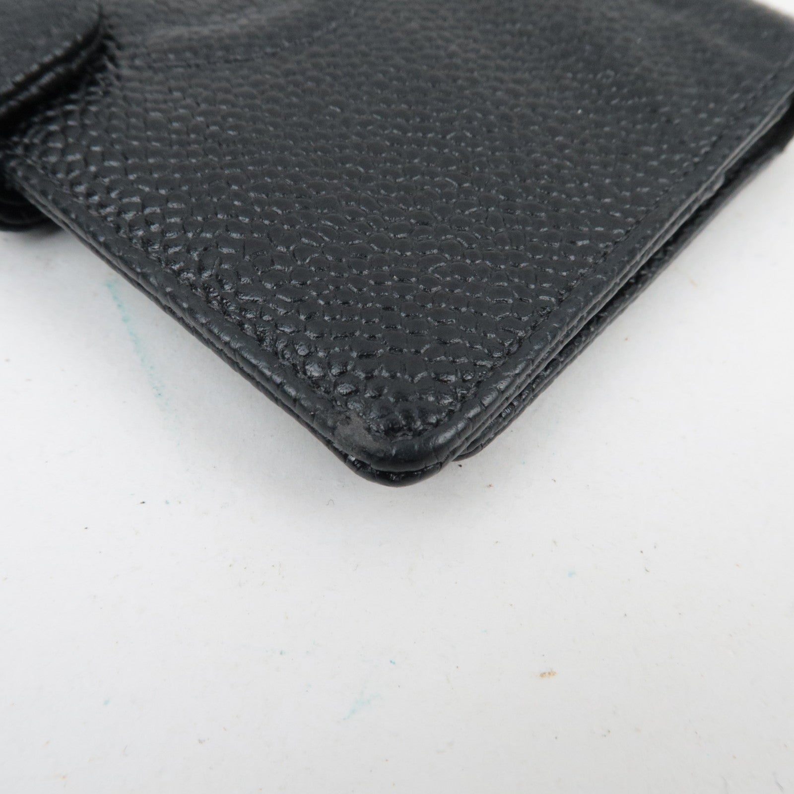 CHANEL Cocomark Mini Agenda Planner Cover Caviarskin Black 5216897