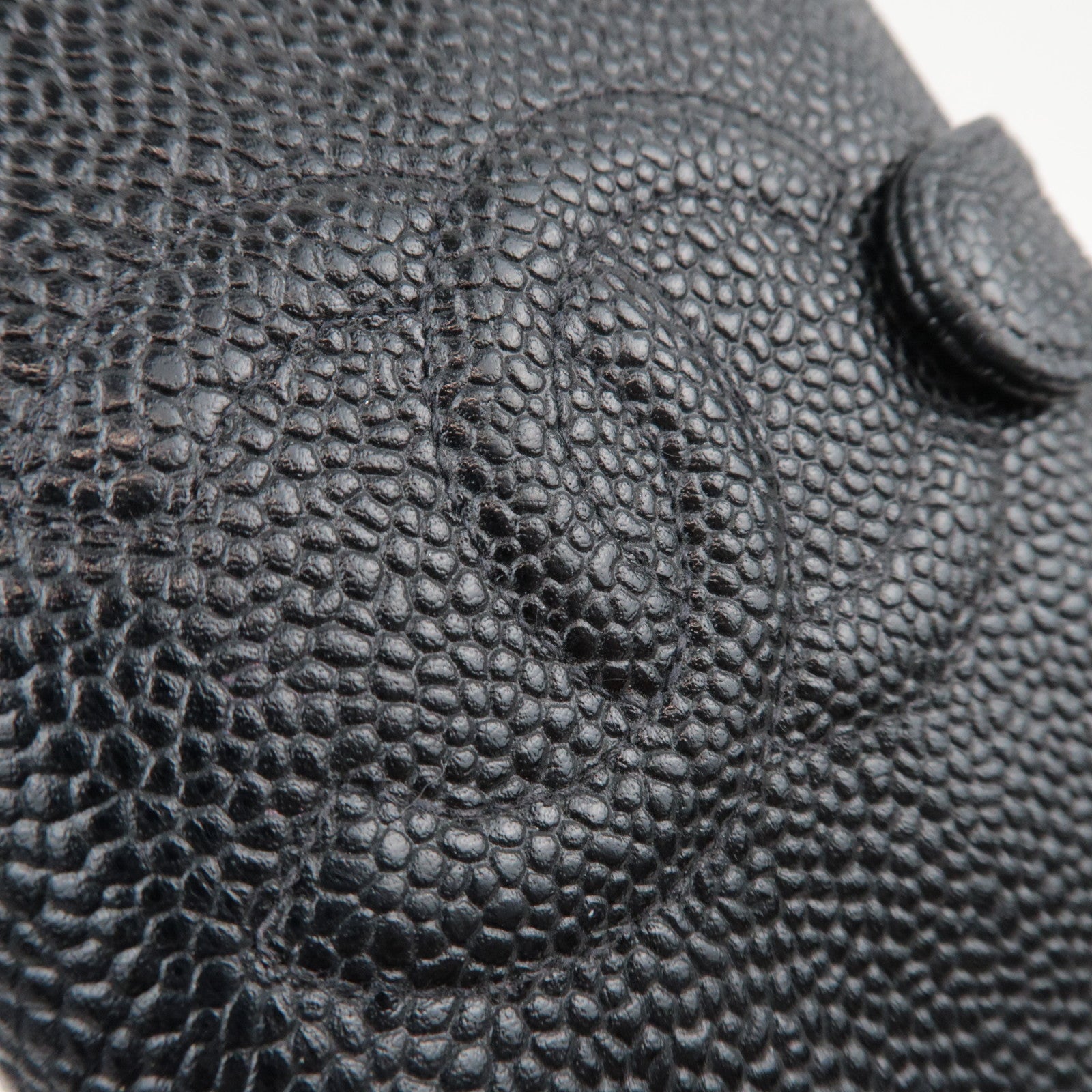 CHANEL Cocomark Mini Agenda Planner Cover Caviarskin Black 5216897