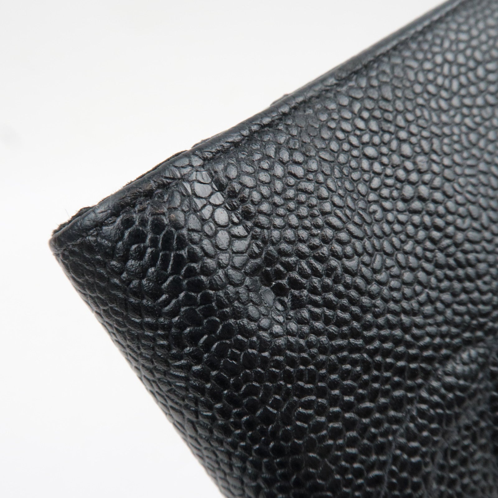 CHANEL Cocomark Mini Agenda Planner Cover Caviarskin Black 5216897