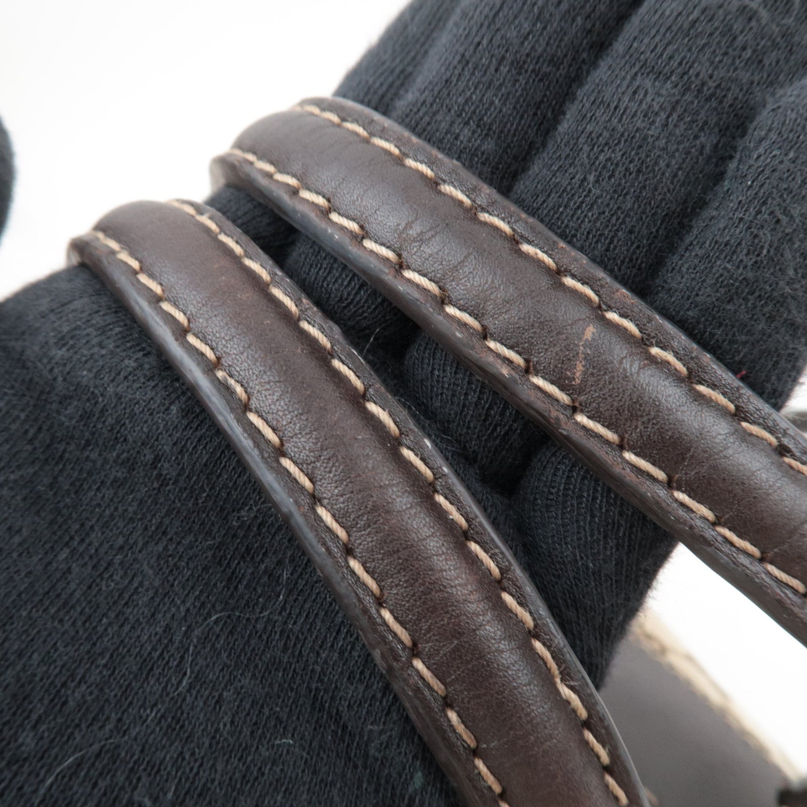 GUCCI Sherry 2Way Shoulder Bag GG Canvas Leather Beige 269894 *Strap