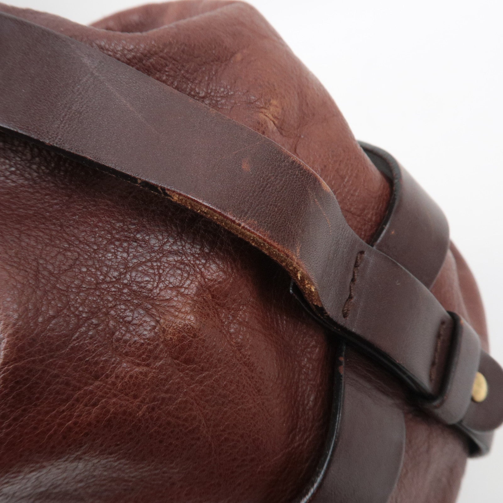 Chloe Kerala Leather Handbag Brown *Charm