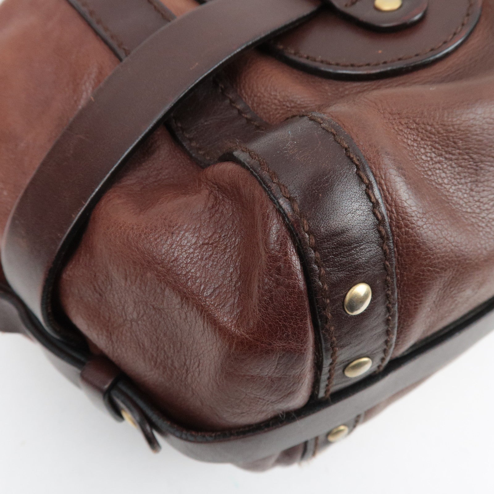 Chloe Kerala Leather Handbag Brown *Charm