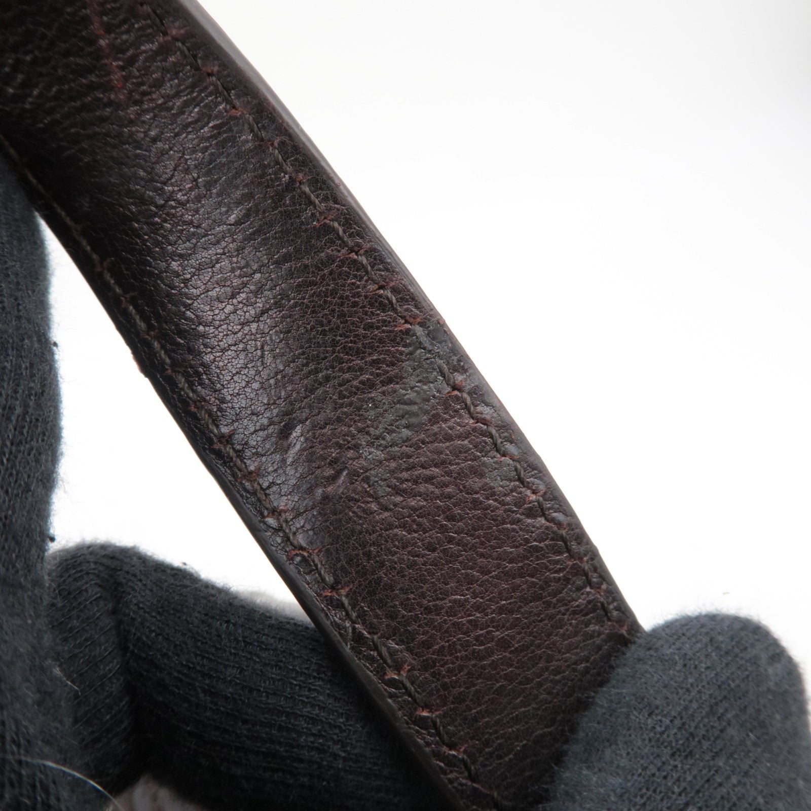 SAINT LAURENT YSL Muse Leather Shoulder Bag Brown *Key Lock, Clochette