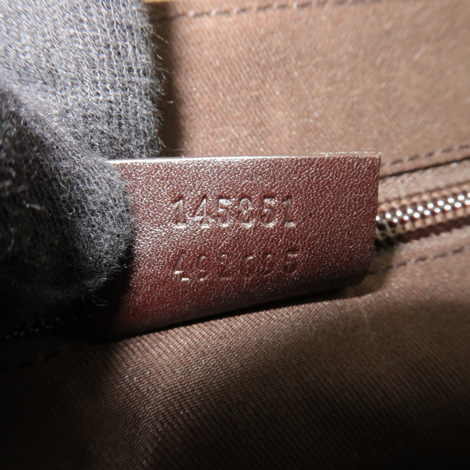 GUCCI GG Canvas Leather Body Bag Waist Pouch Beige Brown 145851 *Dust bag