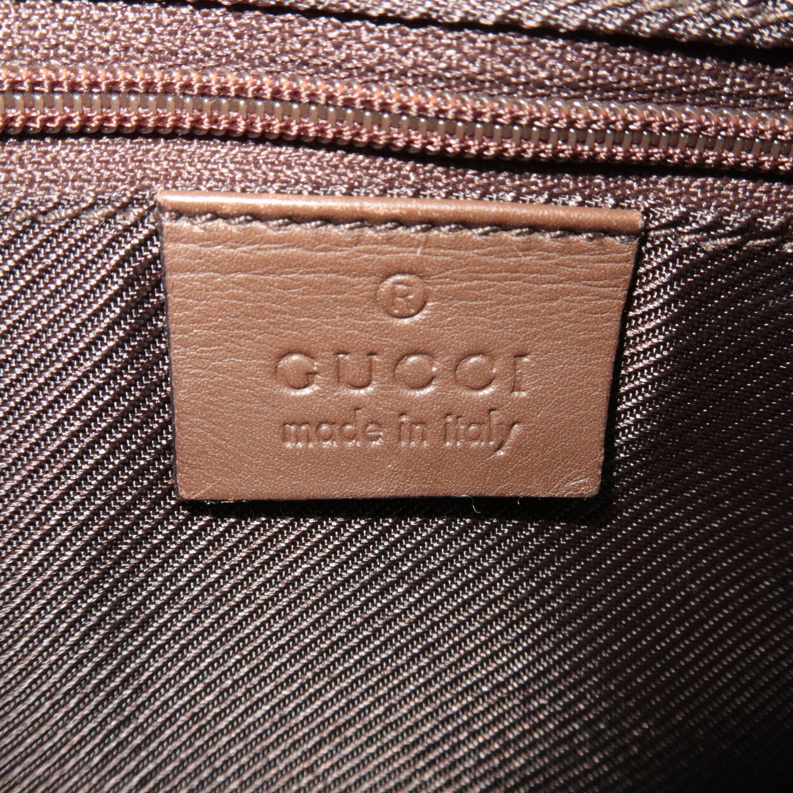 GUCCI GG Canvas Leather Shoulder Bag Beige Brown 001.4299