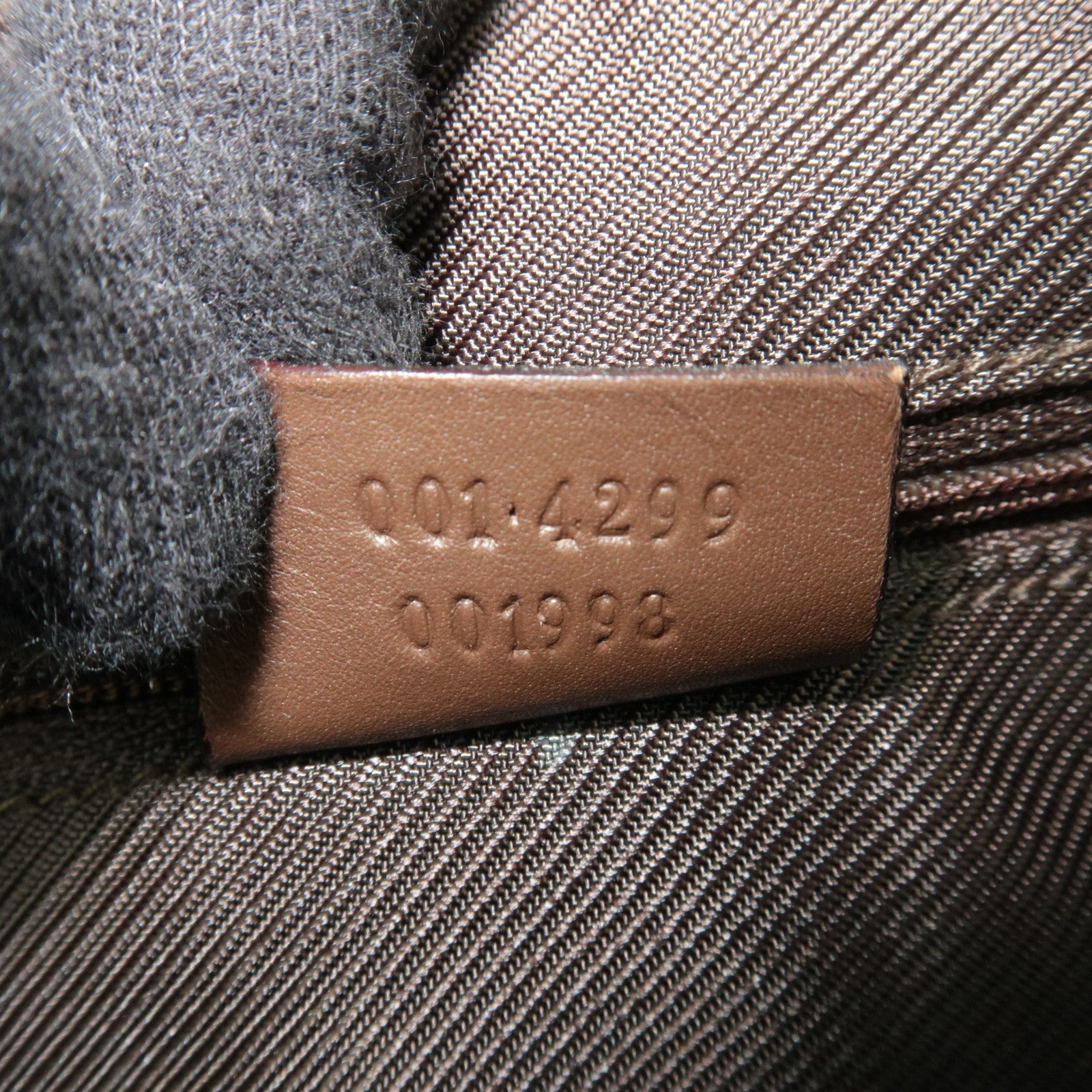 GUCCI GG Canvas Leather Shoulder Bag Beige Brown 001.4299