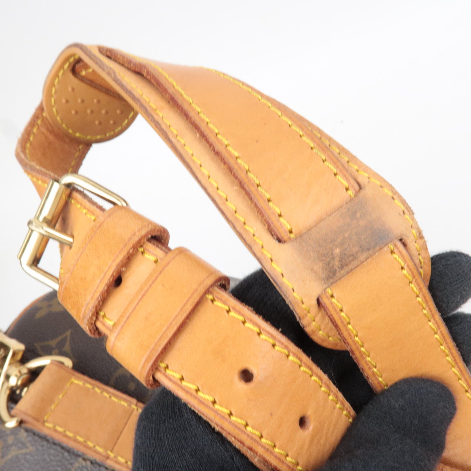 Louis Vuitton Monogram Keepall Bandouliere 45 M41418 VI0913 *Strap, Name tag, Poignet