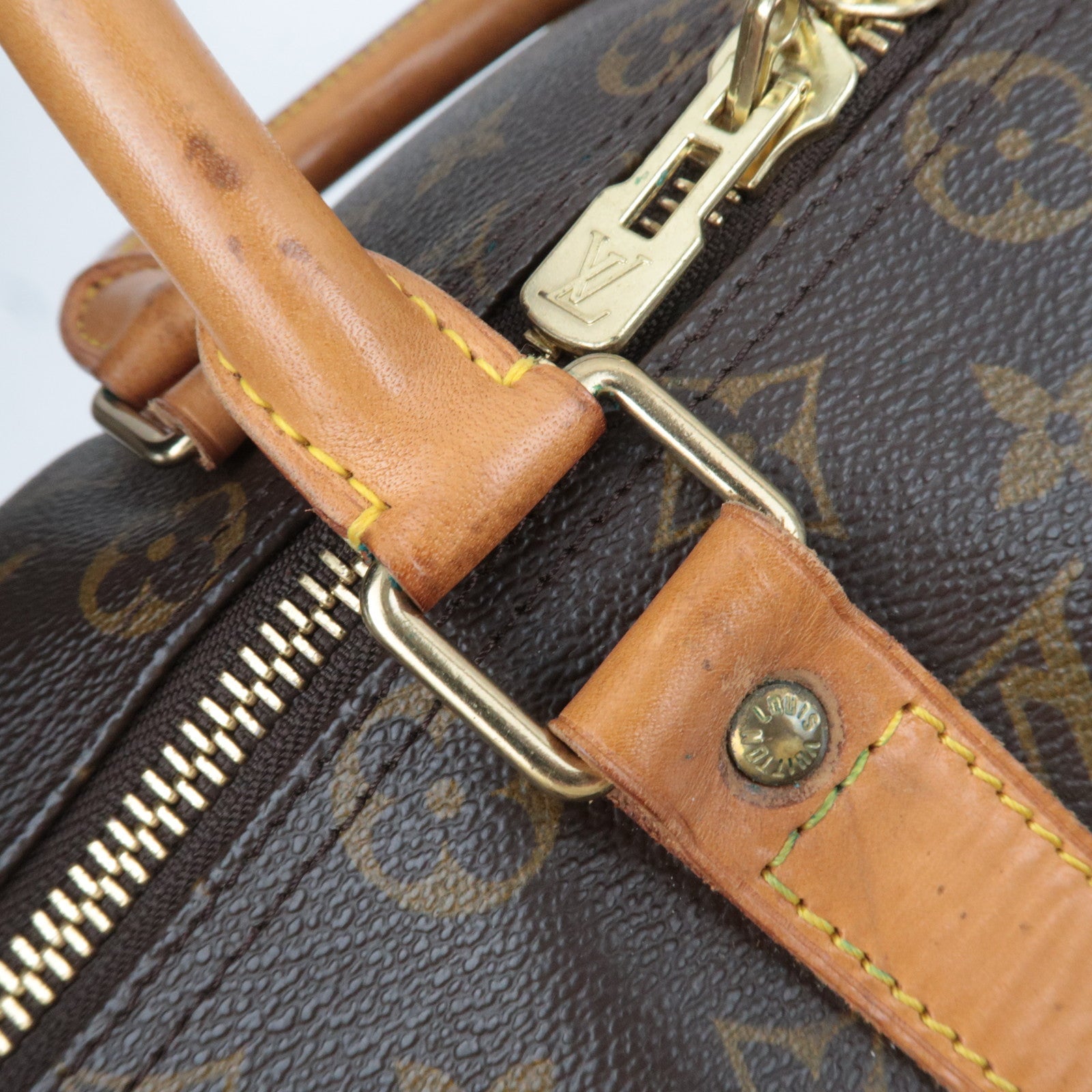 Louis Vuitton Monogram Keepall Bandouliere 45 M41418 VI0913 *Strap, Name tag, Poignet