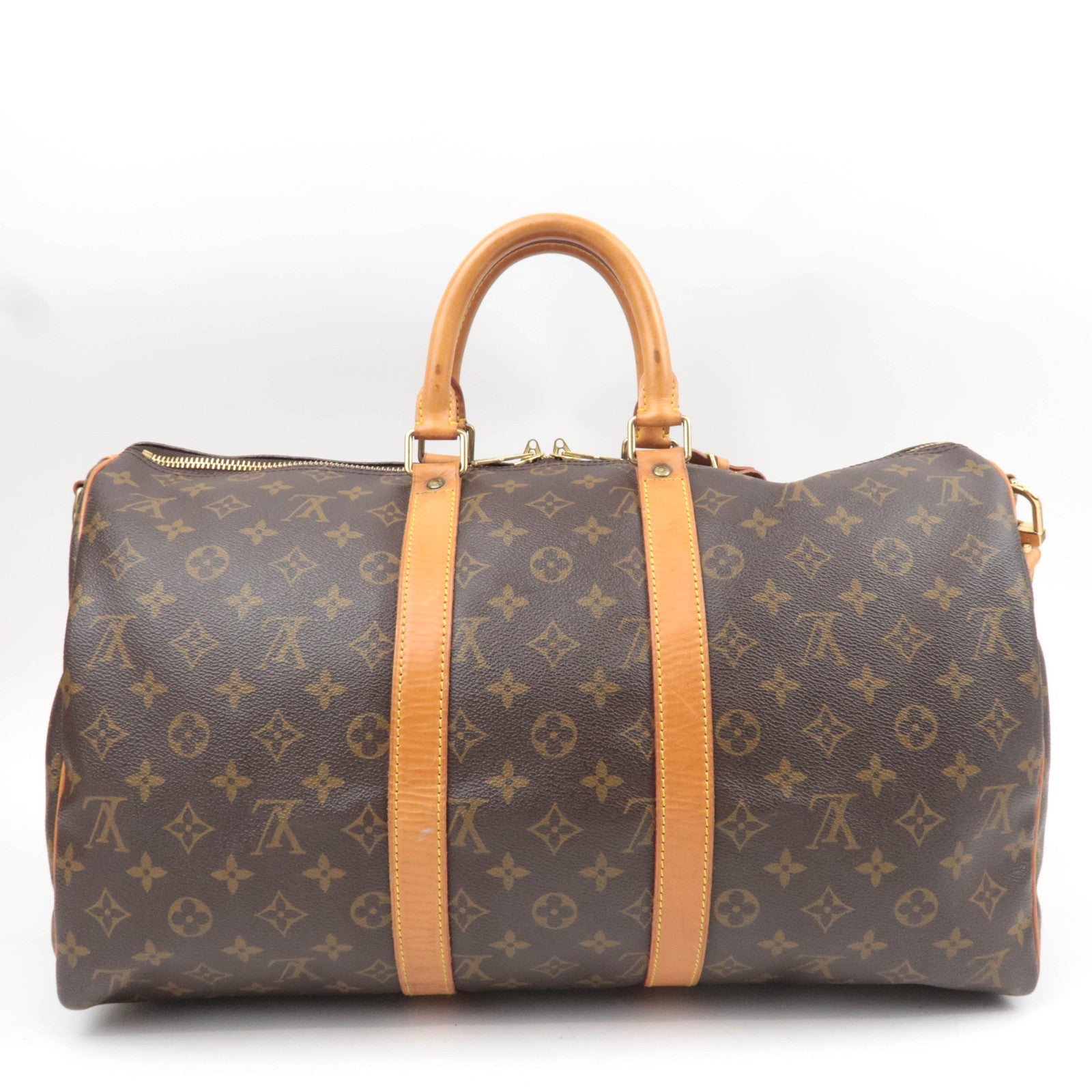 Louis Vuitton Monogram Keepall Bandouliere 45 M41418 VI0913 *Strap, Name tag, Poignet