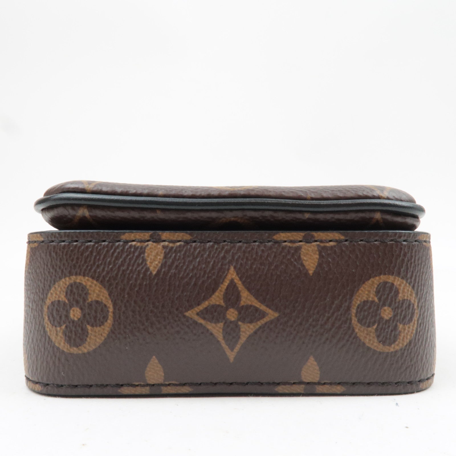 Louis Vuitton Monogram Macassar S Lock Vertical Wearable Wallet M81522