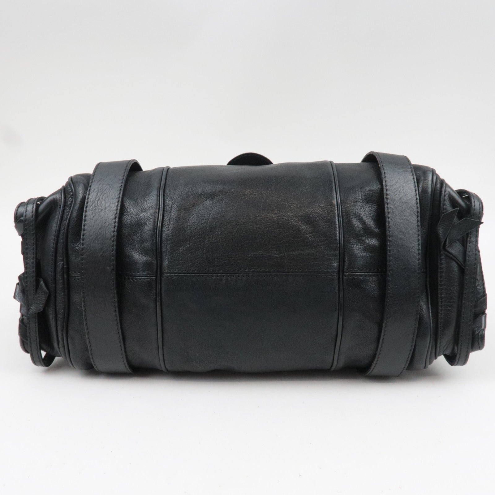 Chloe Silverado Leather Shoulder Bag Black