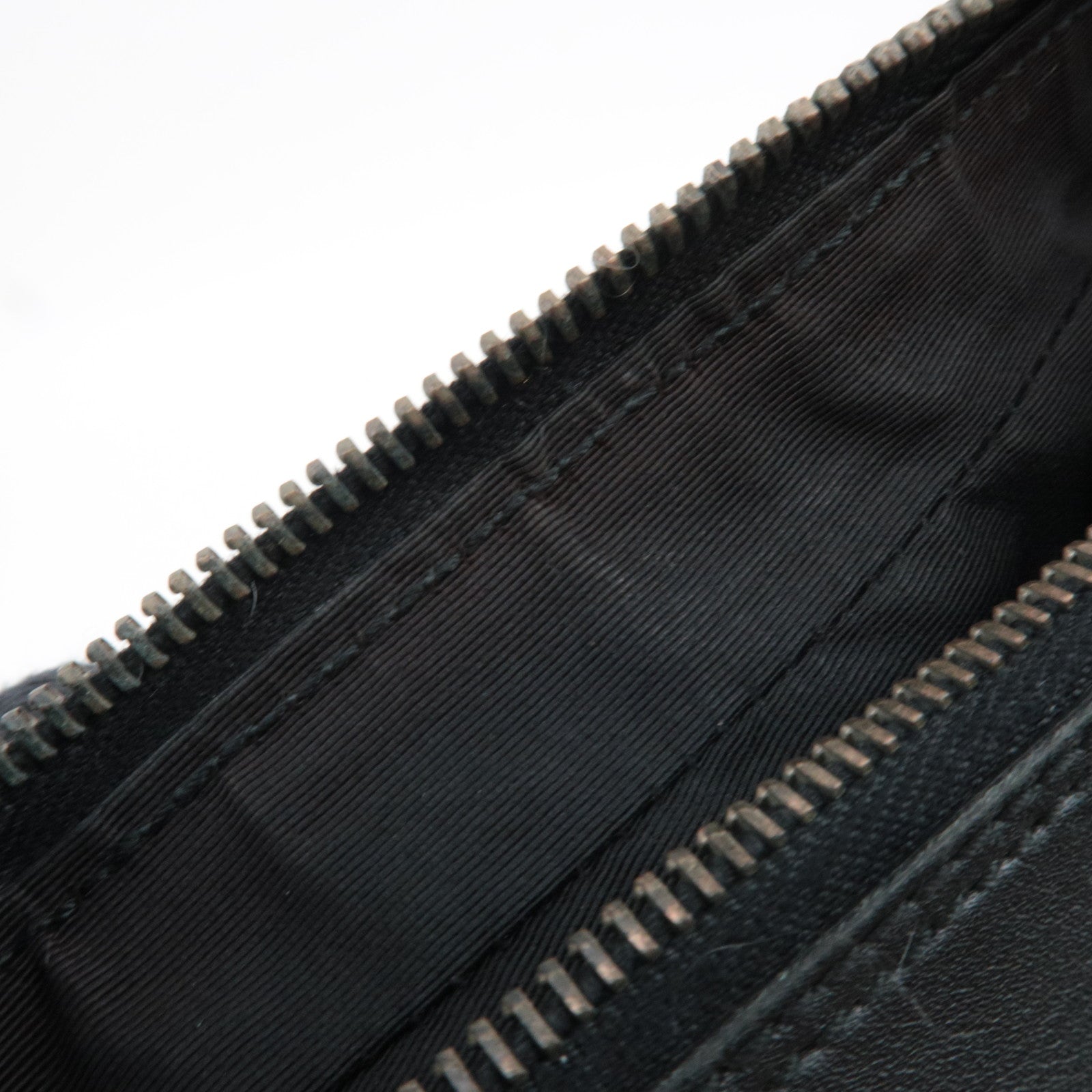 GUCCI Shoulder Bag GG Canvas Leather Black 019.0538