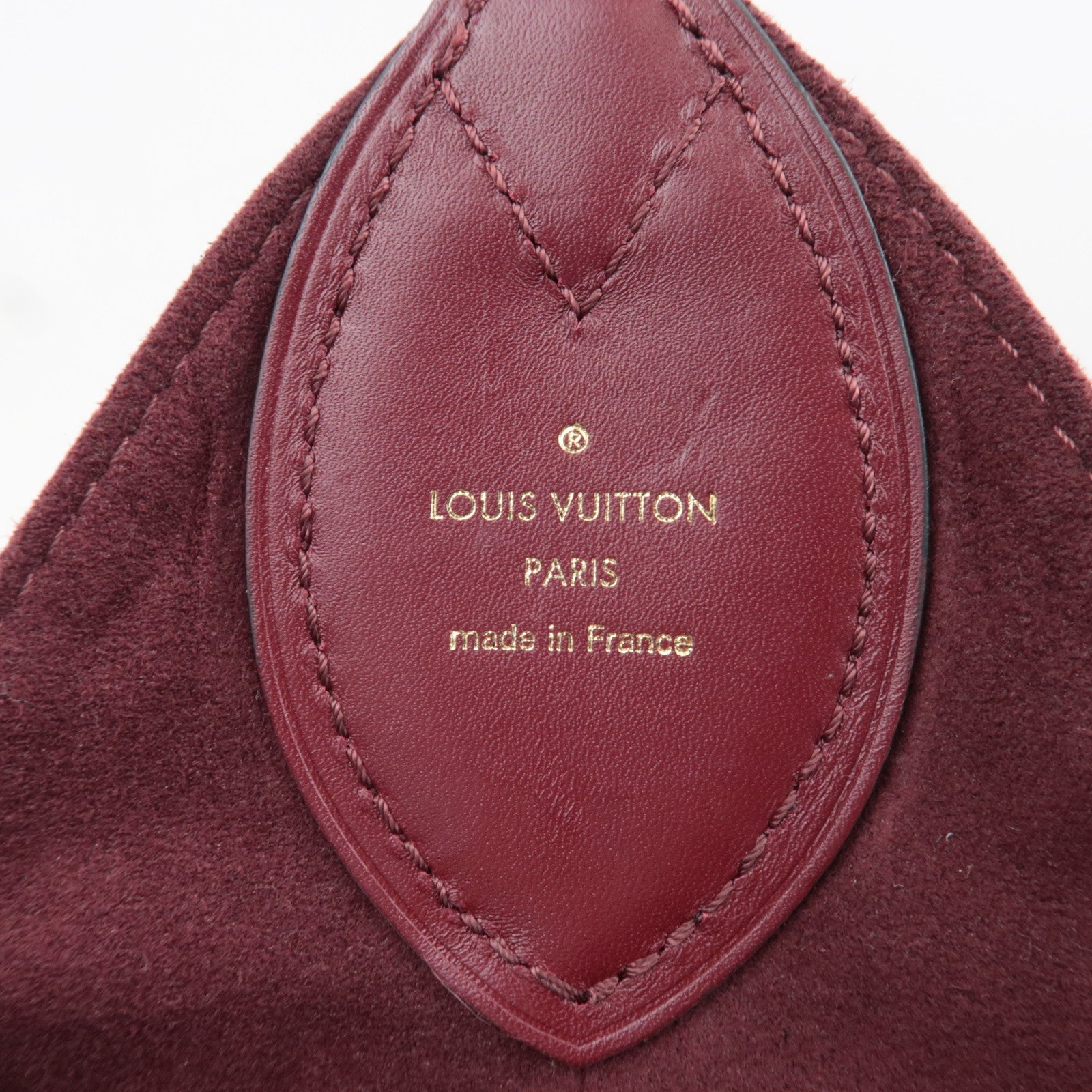 Louis Vuitton Monogram Flower Hobo Shoulder Bag Bordeaux M43547 *Clochette, Key Lock