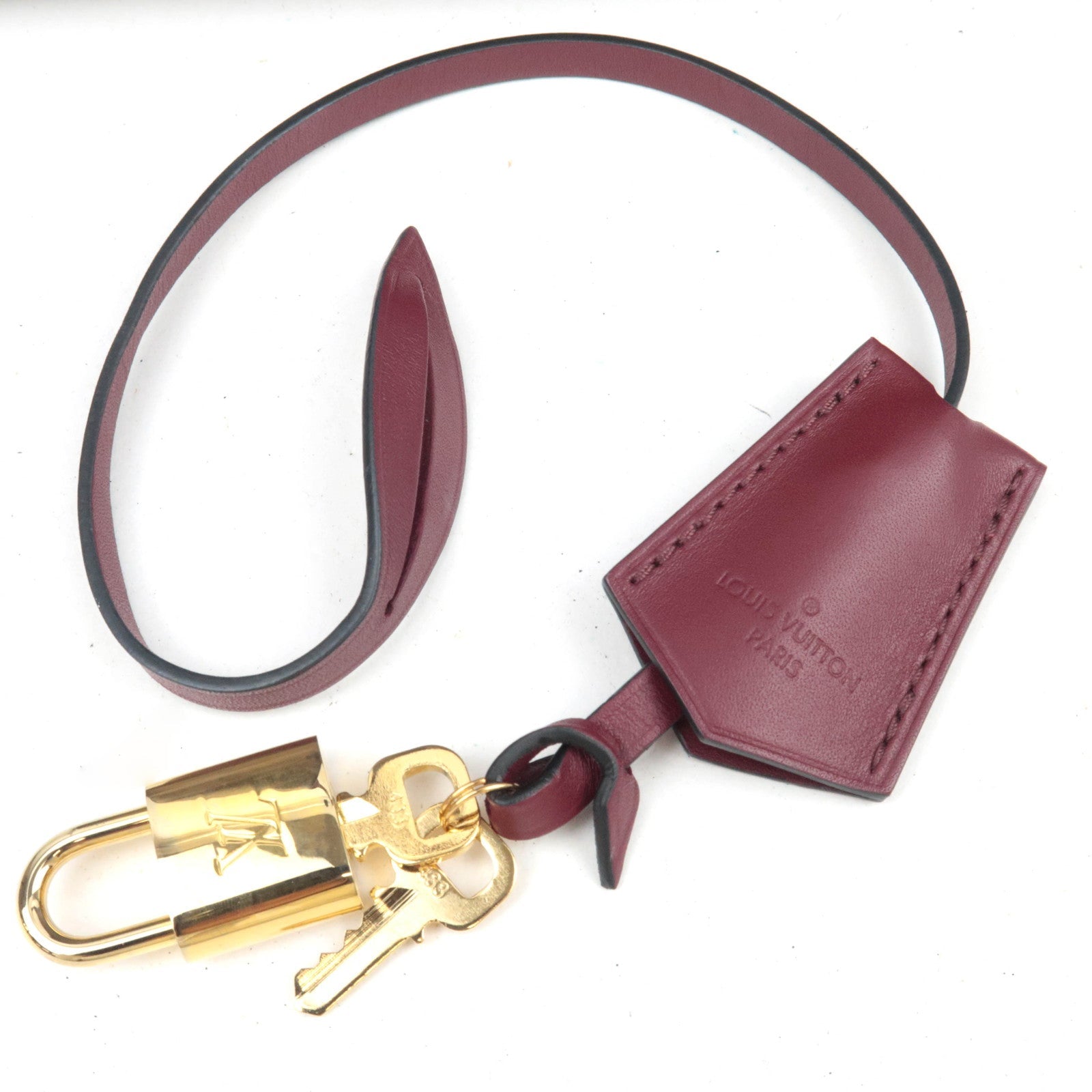 Louis Vuitton Monogram Flower Hobo Shoulder Bag Bordeaux M43547 *Clochette, Key Lock