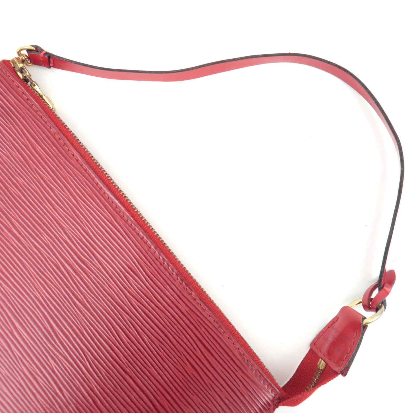 Louis Vuitton Epi Pochette Accessoires Handbag Castilian Red M52947