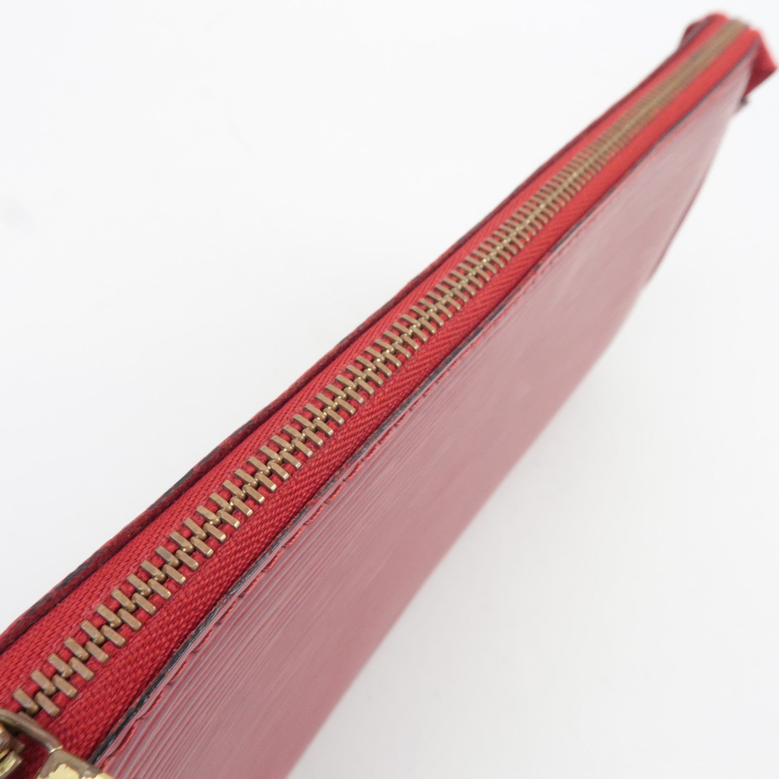 Louis Vuitton Epi Pochette Accessoires Handbag Castilian Red M52947