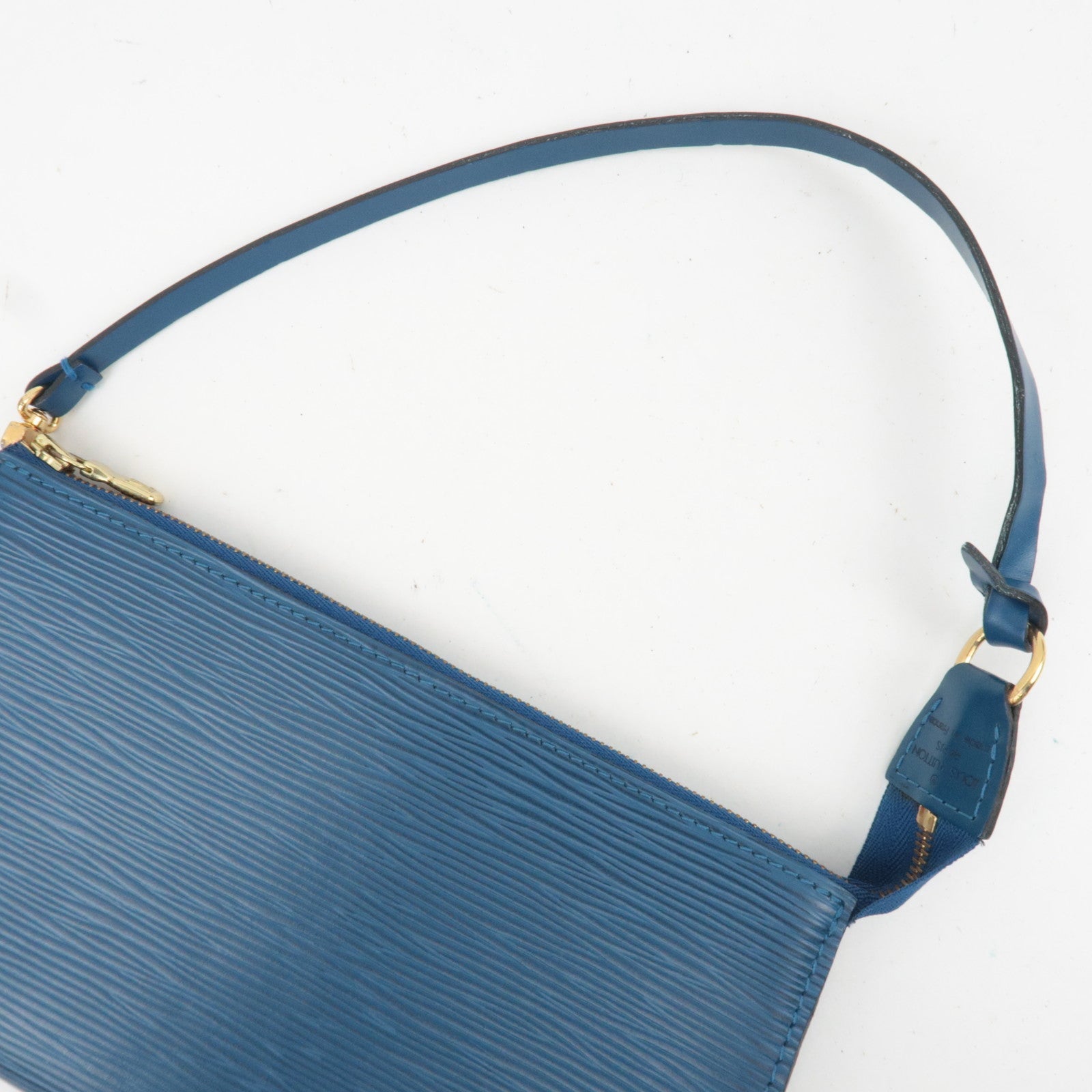 Louis Vuitton Epi Pochette Accessoires Handbag Toledo Blue M52945