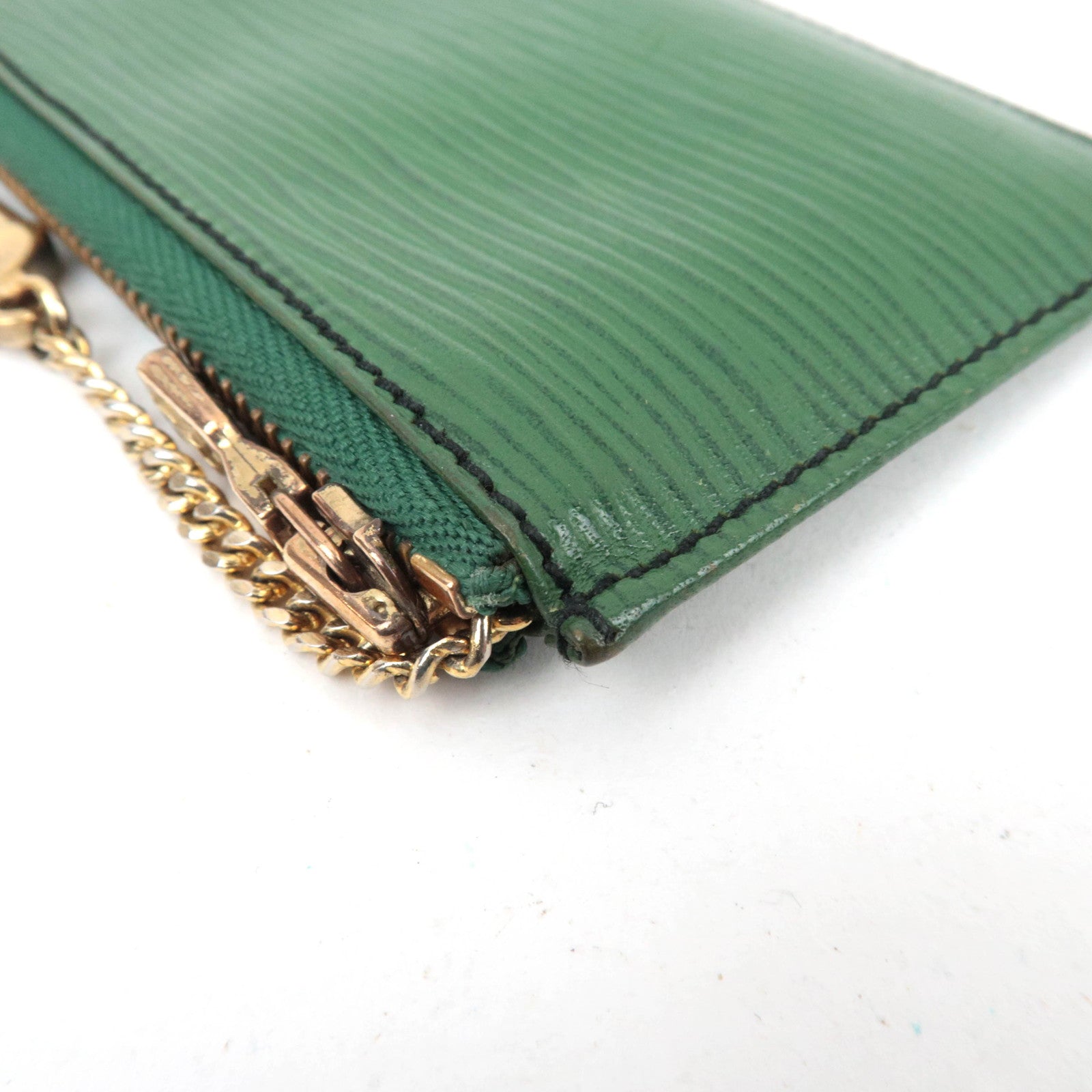 Louis Vuitton Epi Pochette Cles Coin Case Borneo Green M63804