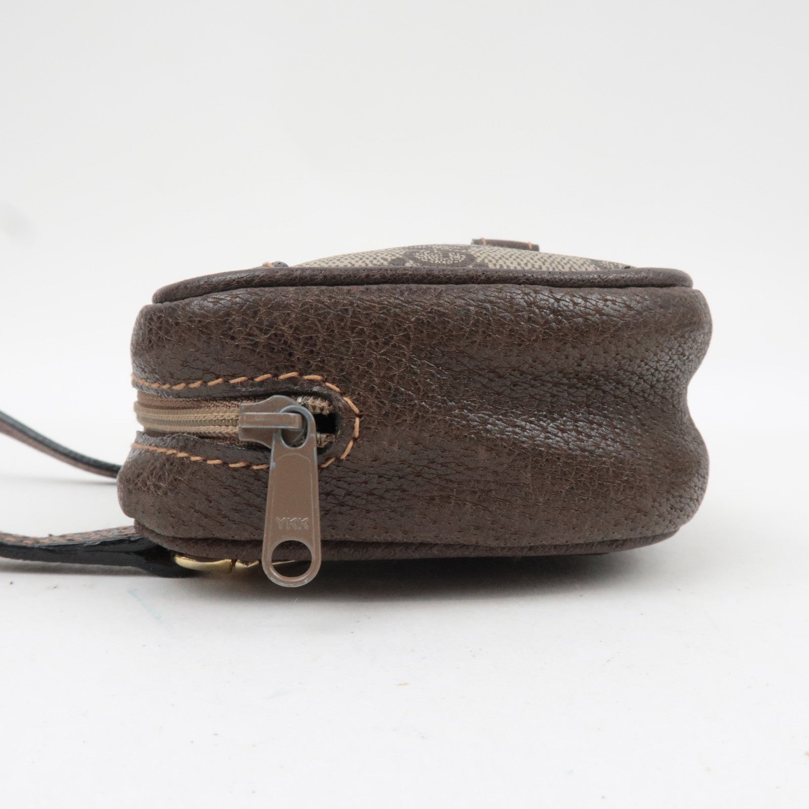 GUCCI Old Gucci Mini Shoulder Bag GG Plus Leather Beige