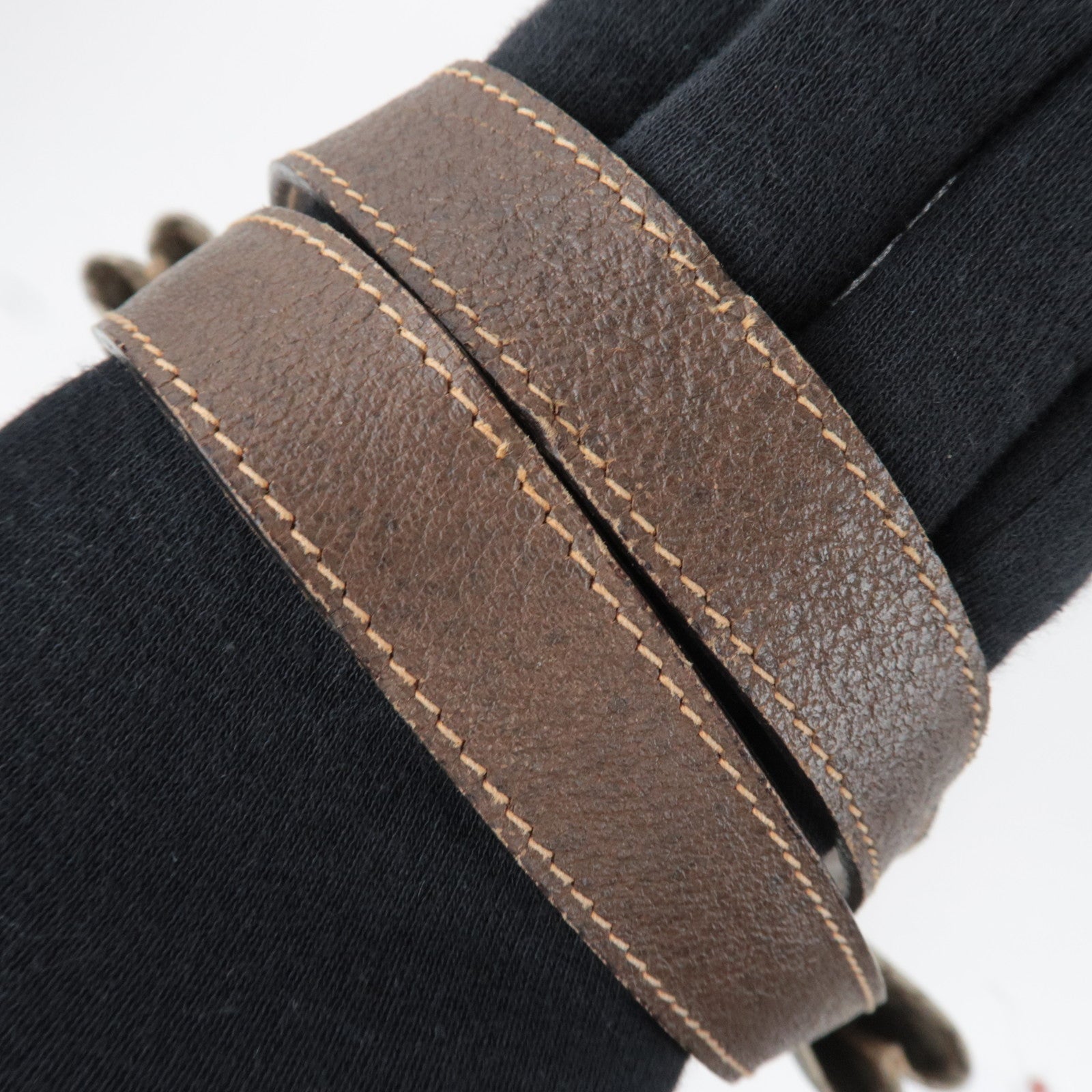 GUCCI Old Gucci Tote Bag GG Plus Leather Beige 41.02.109