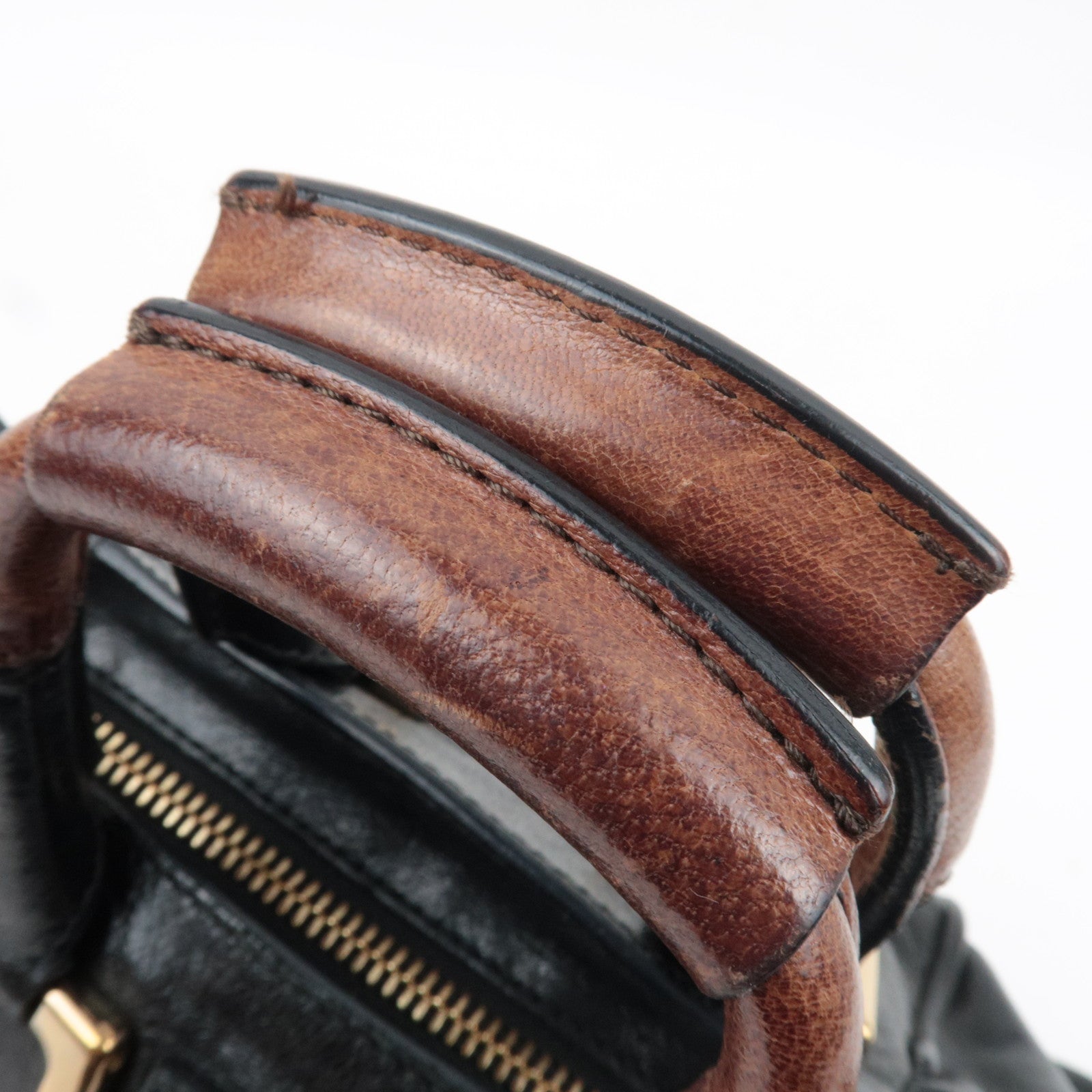 Chloe Ethel Small Leather 2Way Shoulder Bag Black *Dust bag, Strap