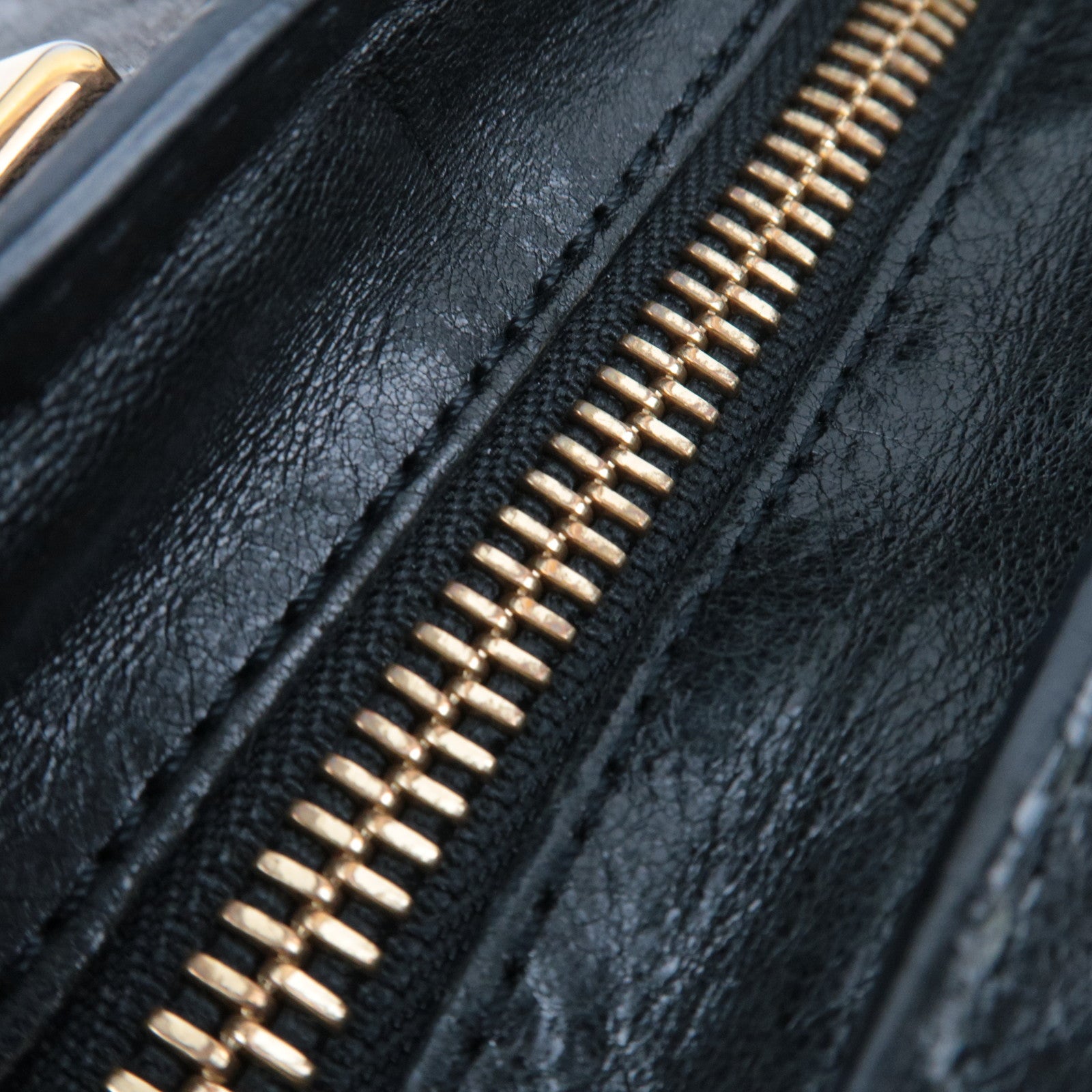 Chloe Ethel Small Leather 2Way Shoulder Bag Black *Dust bag, Strap