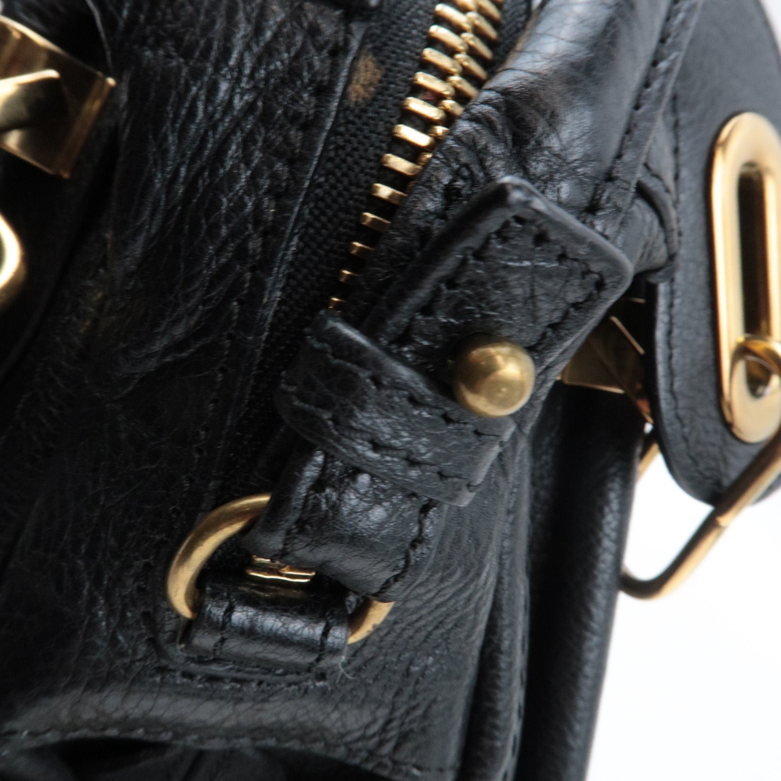 Chloe Paraty Leather 2Way Shoulder bag Black