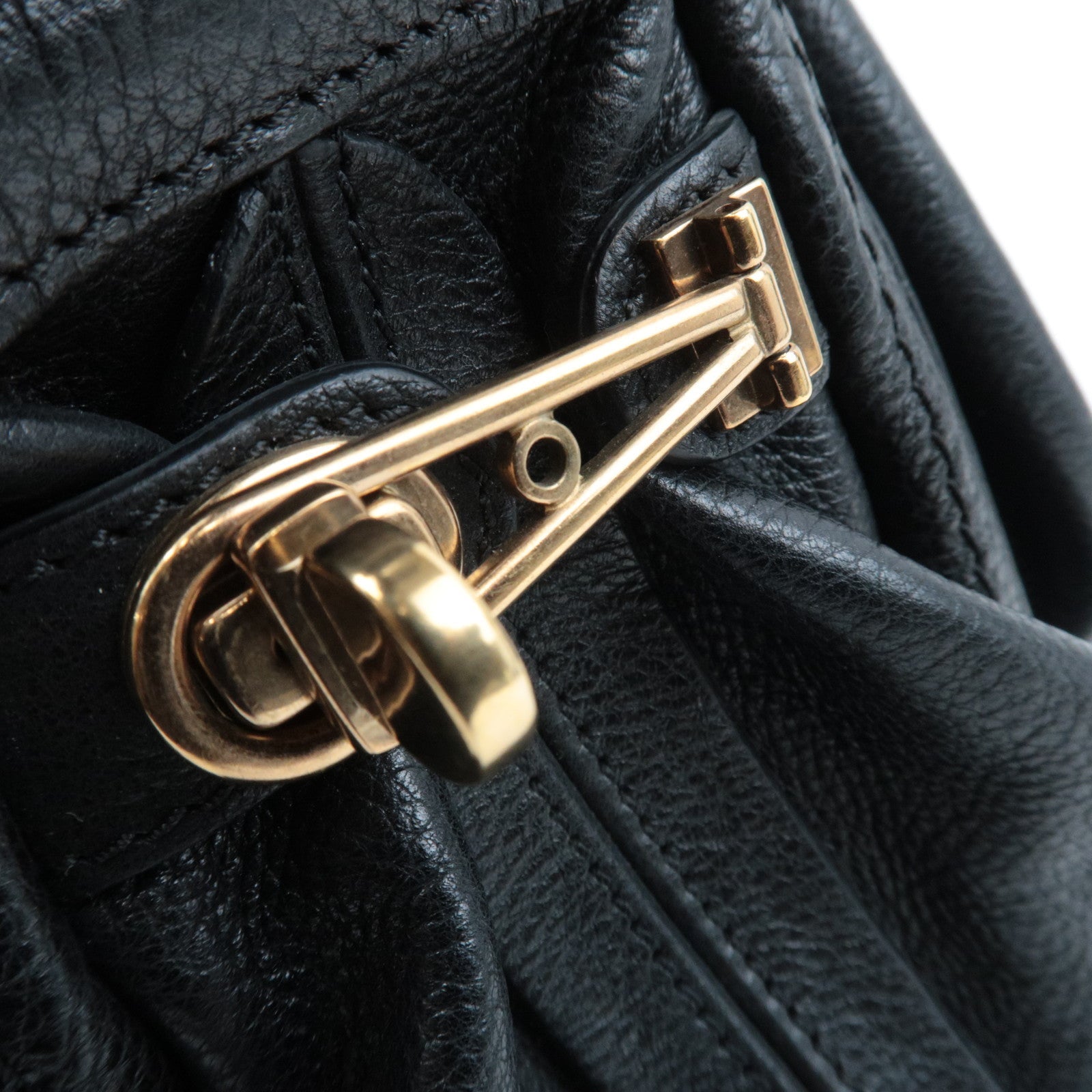 Chloe Paraty Leather 2Way Shoulder bag Black