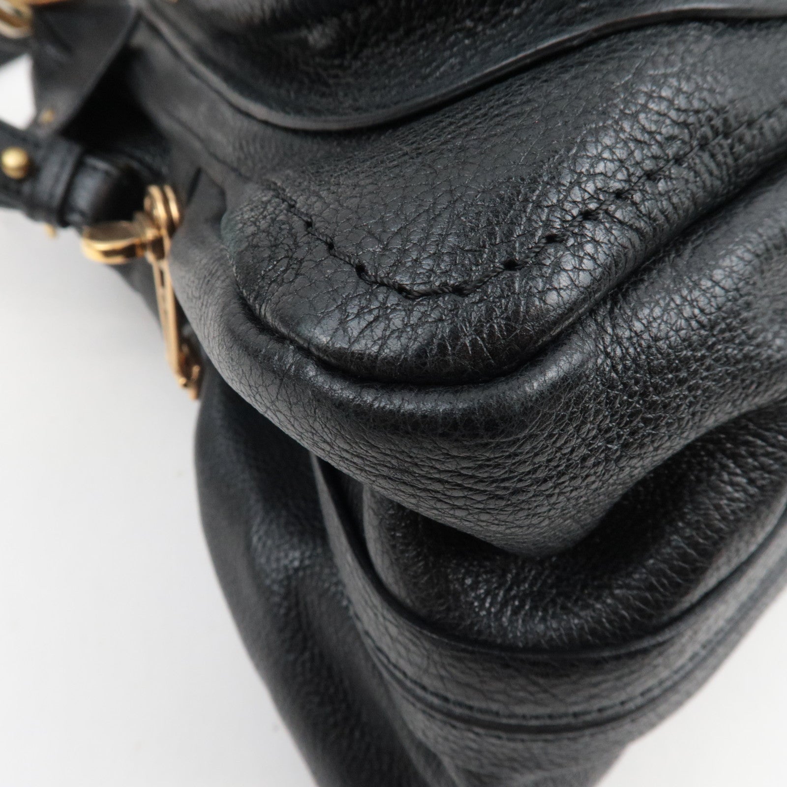 Chloe Paraty Leather 2Way Shoulder bag Black