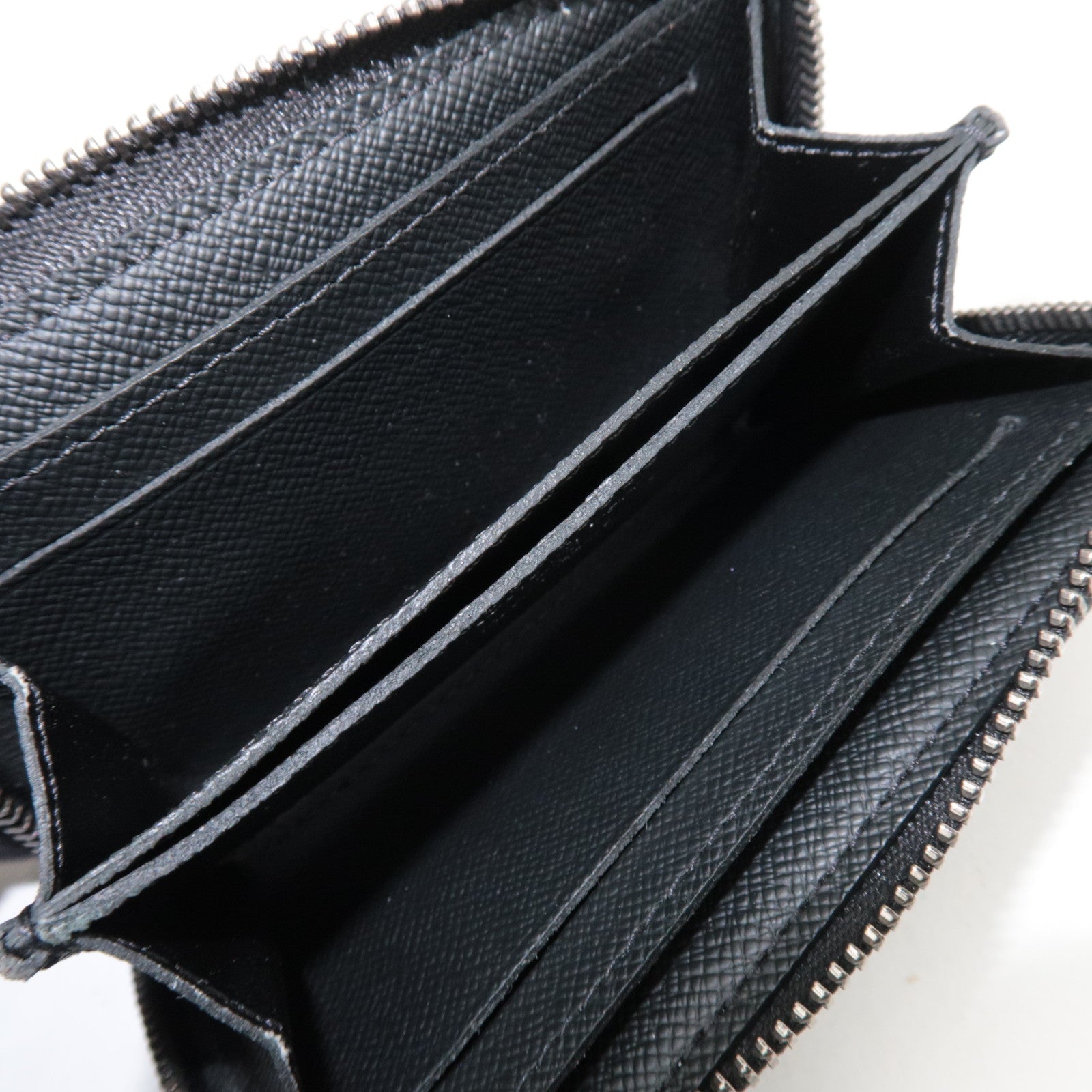 Louis Vuitton Monogram Eclipse Zippy Coin Purse Vertical M81662 *Box, Dust bag