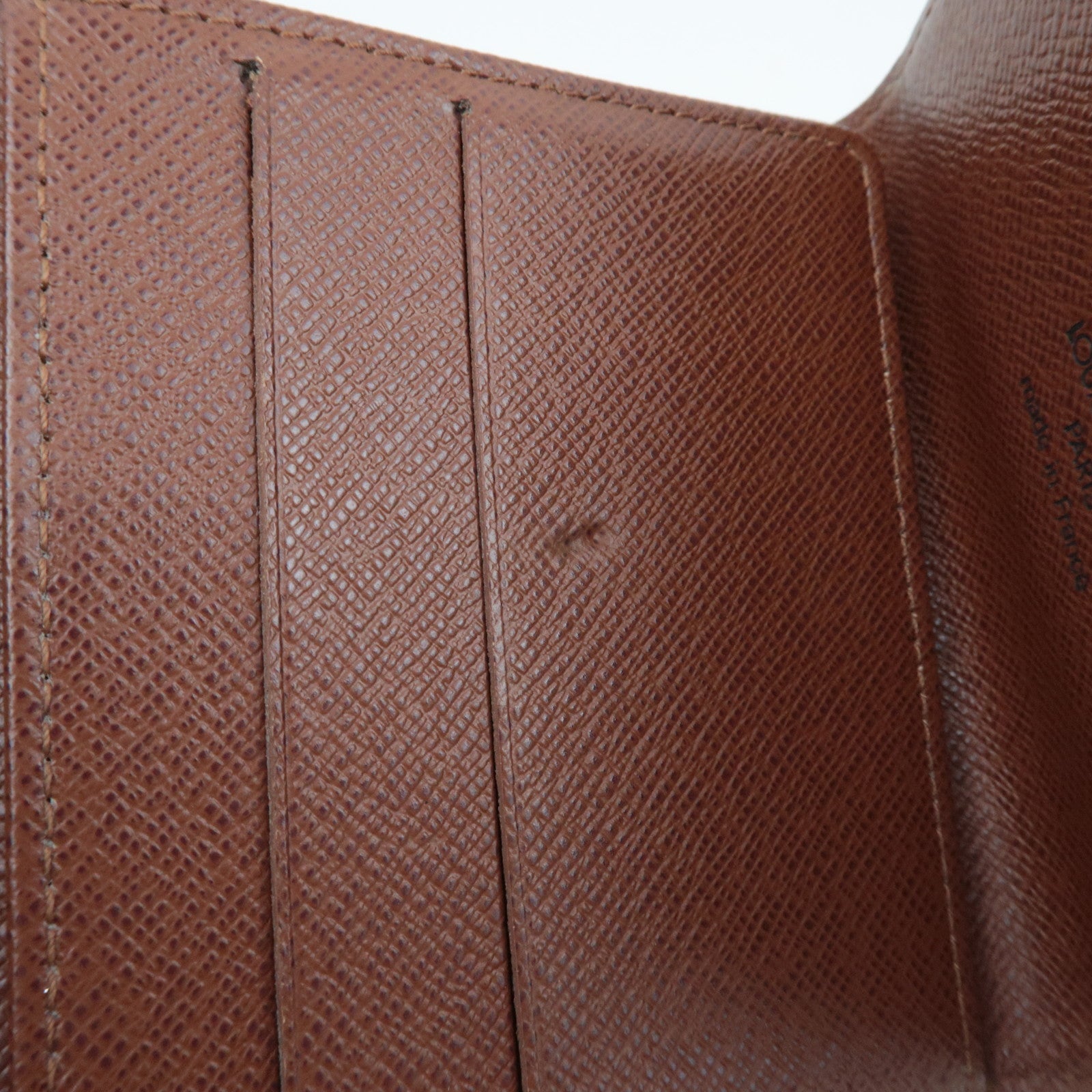 Louis Vuitton Monogram Porte Monnaie Carte Credit Trifold Wallet M61652