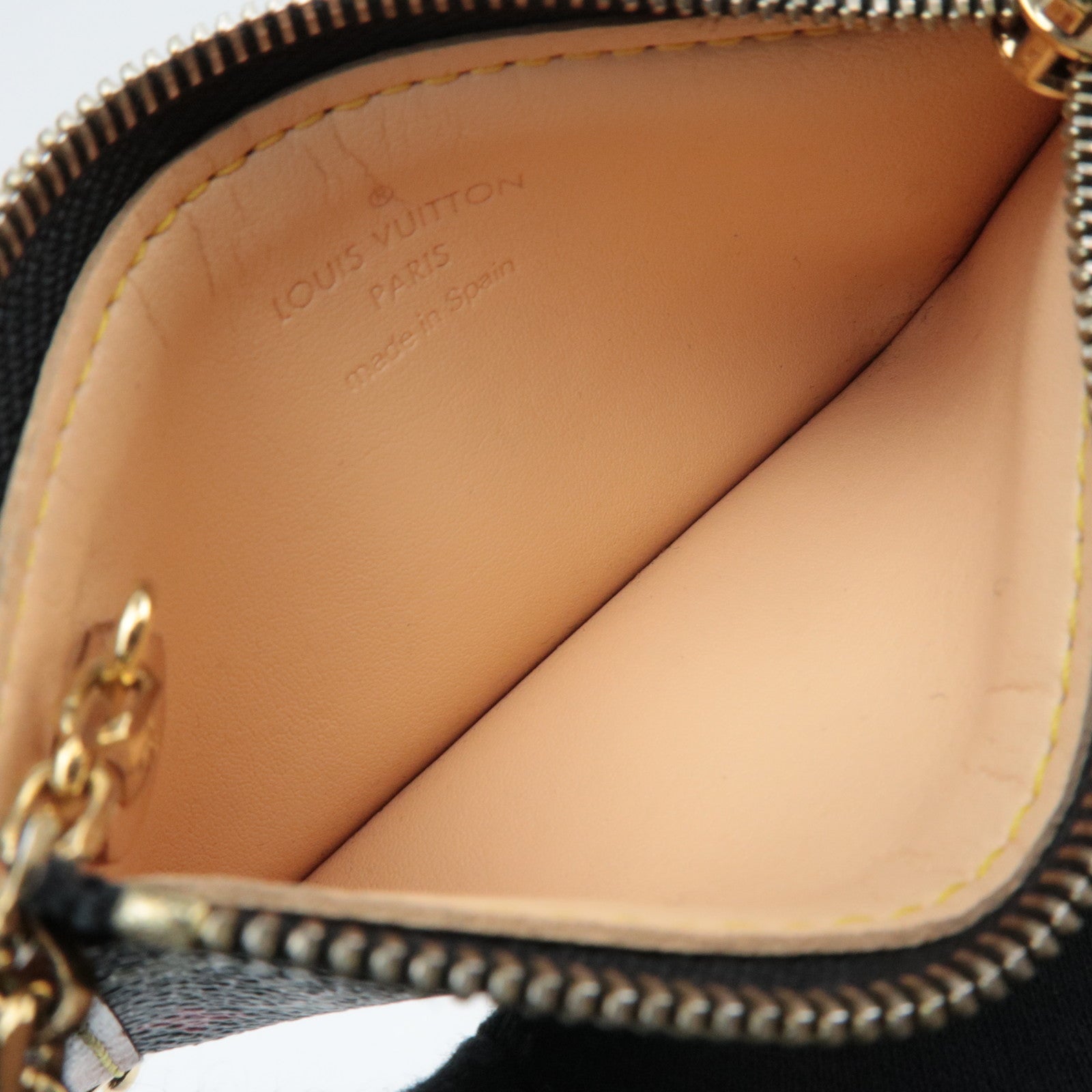 Louis Vuitton Monogram Multicolore Pochette Cles Coin Case Noir M92654