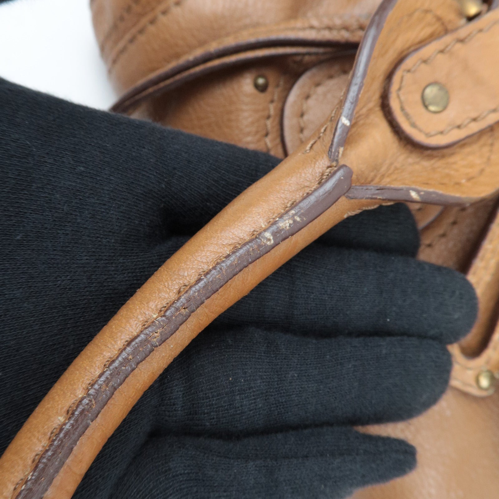 Chloe Paddington Leather Handbag Brown *Key Lock