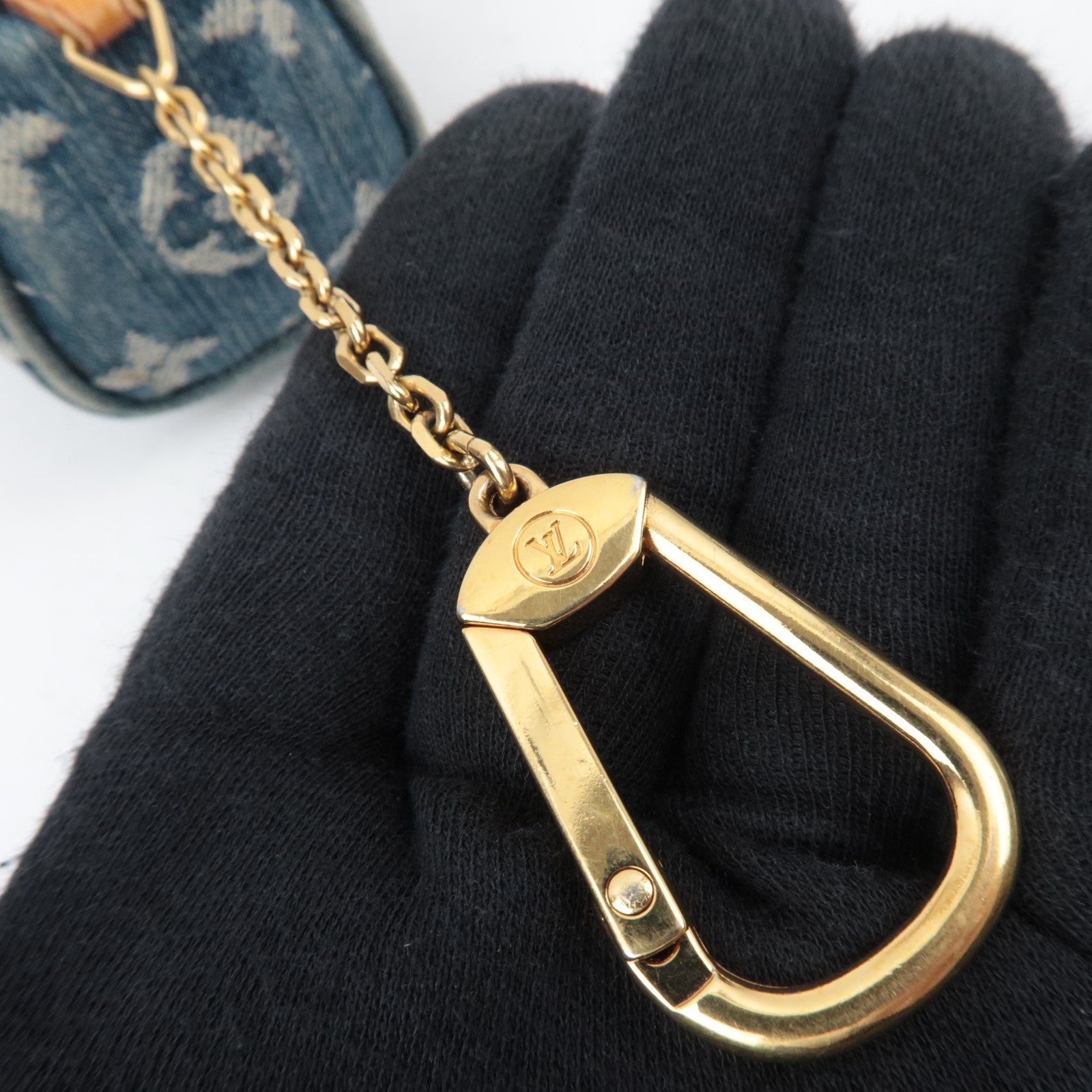 Louis Vuitton Monogram Denim Pouch for Trousse Speedy PM M95082