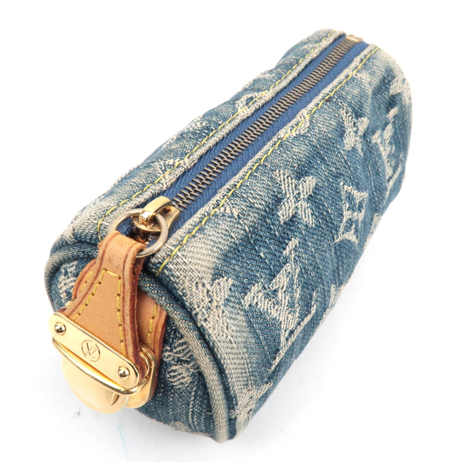 Louis Vuitton Monogram Denim Pouch for Trousse Speedy PM M95082