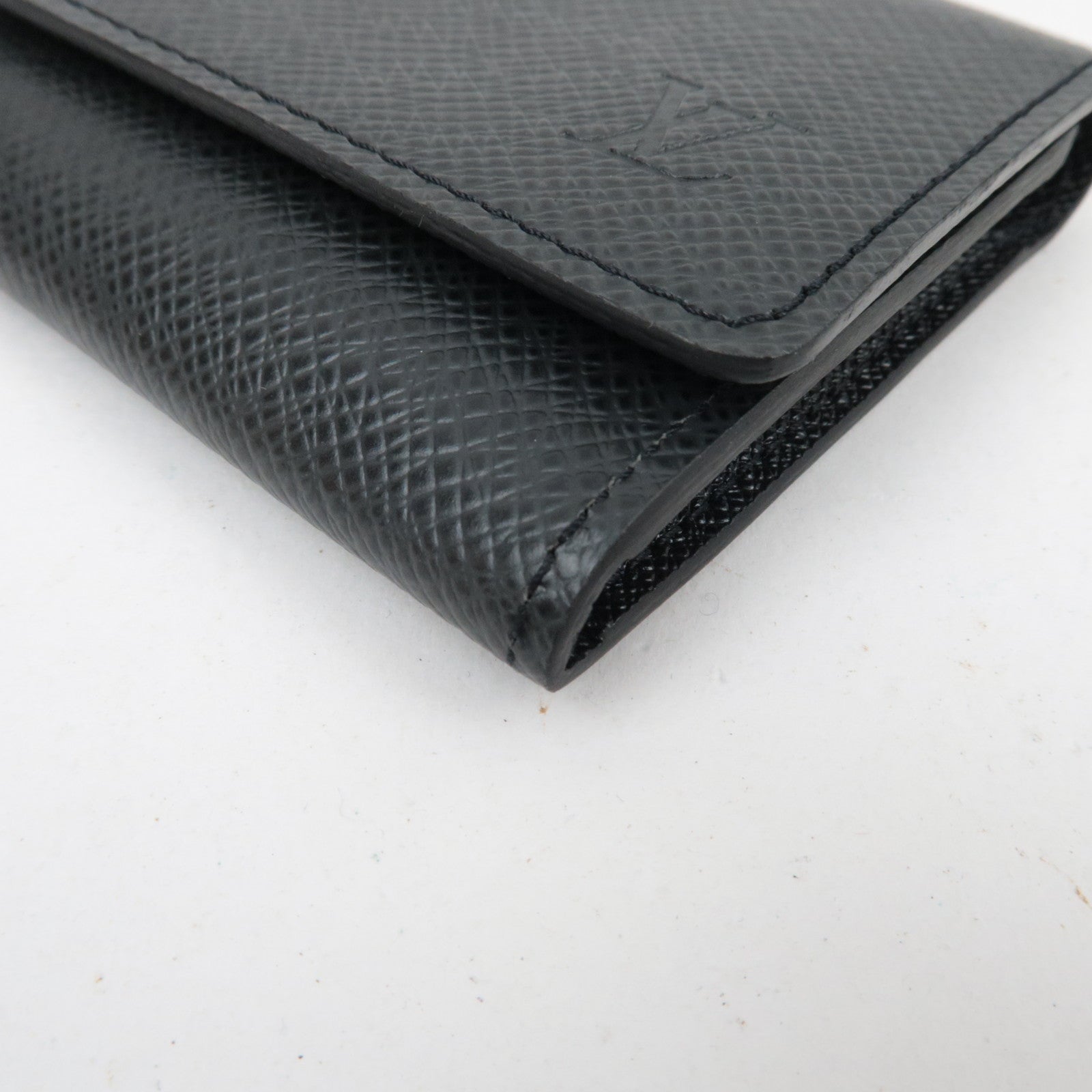 Louis Vuitton Taiga Envelope Carte De Visite Card Case Ardoise M30922