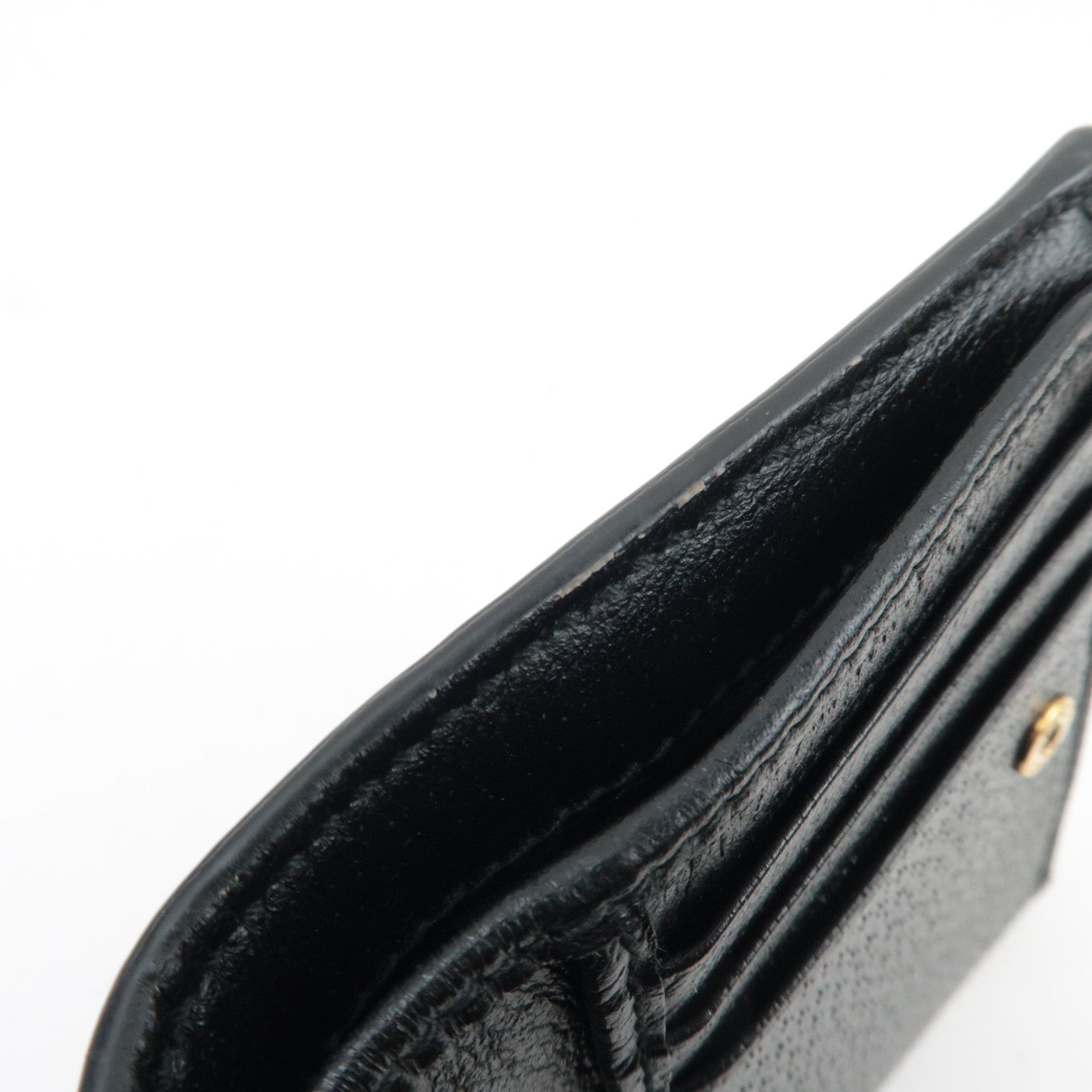 GUCCI GG Marmont Bifold Wallet Leather Black 760223