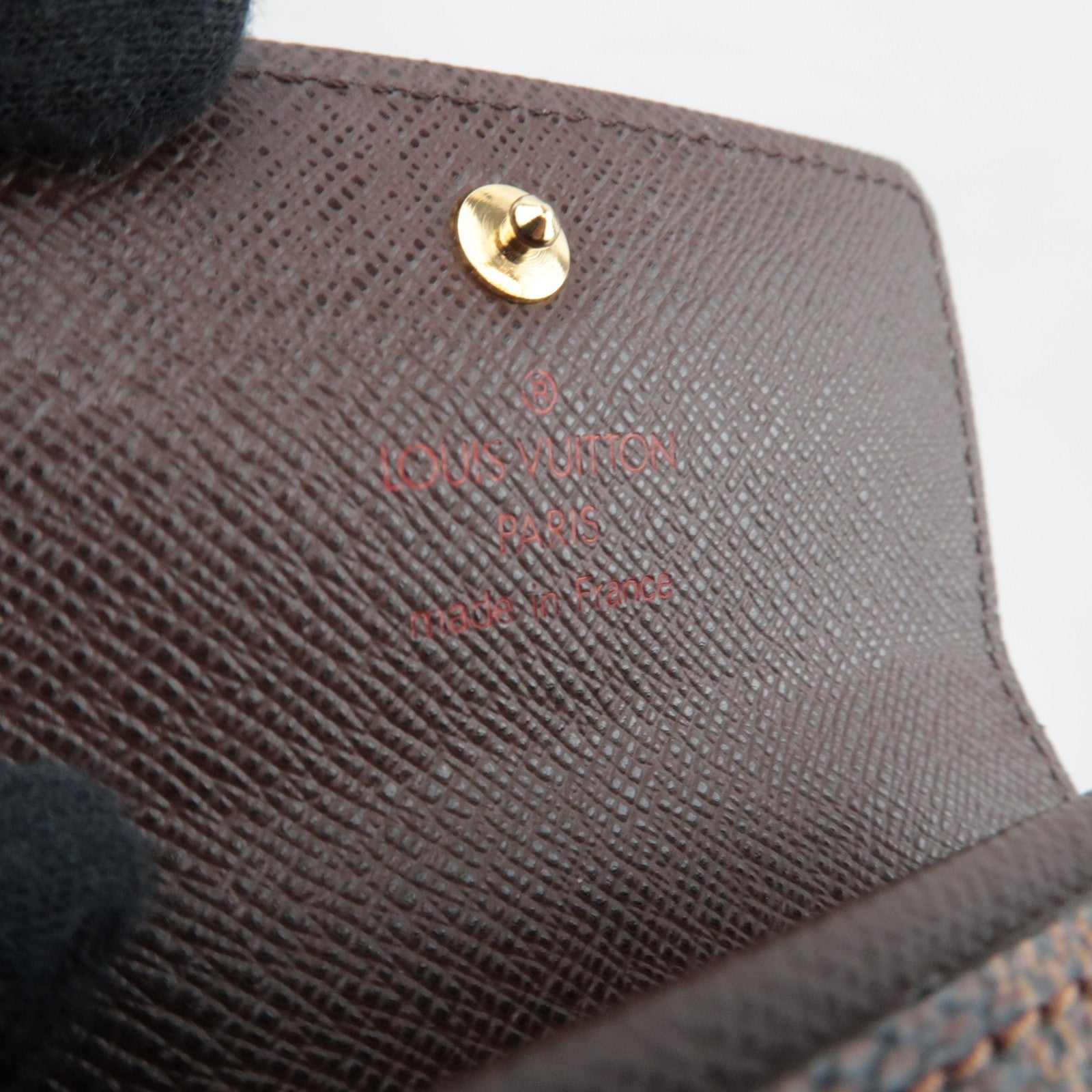 Louis Vuitton Damier Porte Monnaie Plat Coin Case N61930 *Box, Dust bag