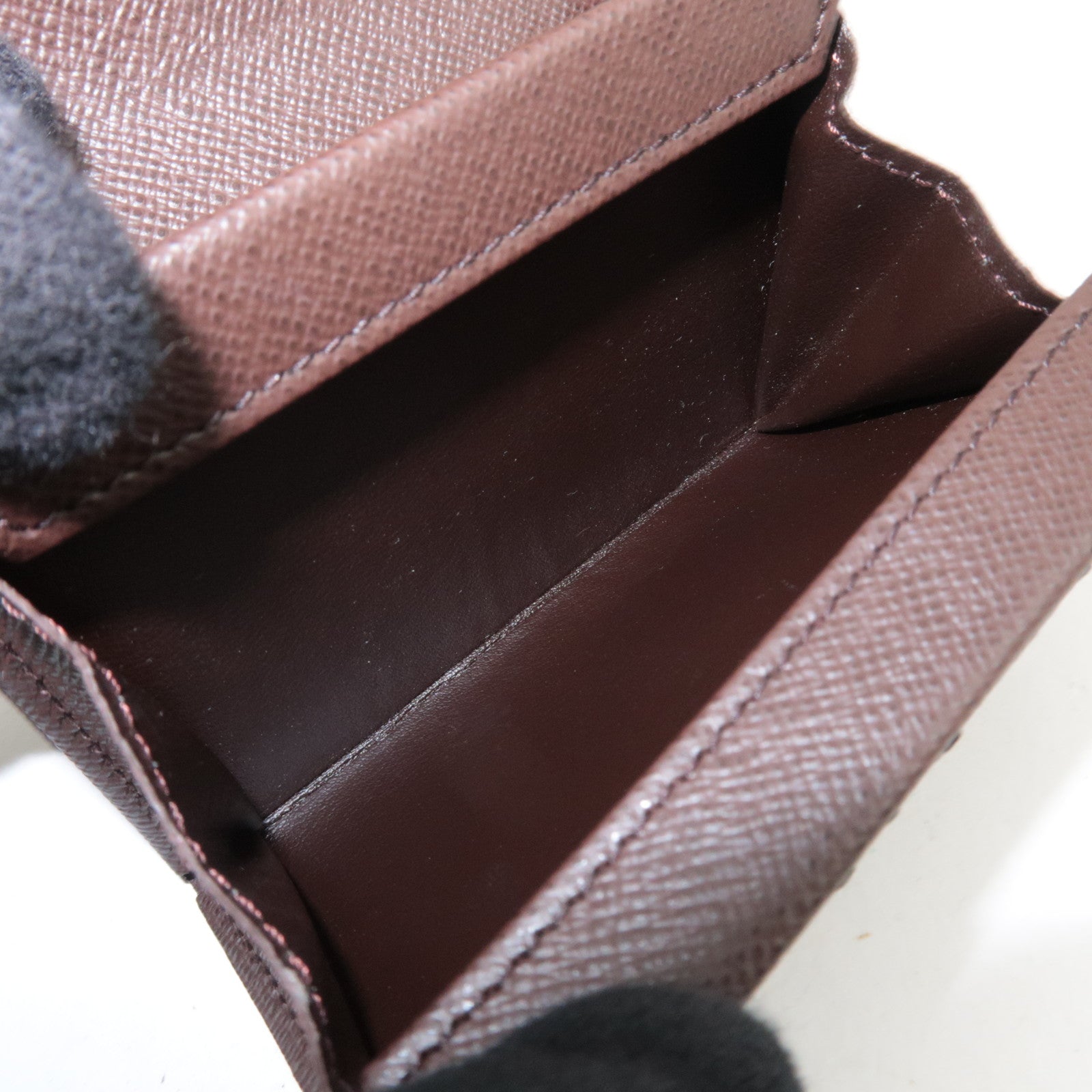 Louis Vuitton Damier Porte Monnaie Plat Coin Case N61930 *Box, Dust bag