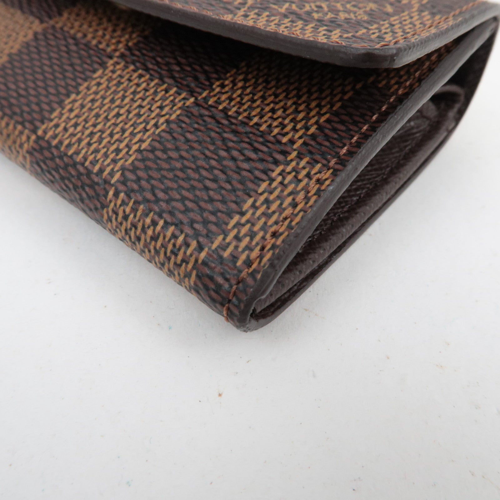 Louis Vuitton Damier Porte Monnaie Plat Coin Case N61930 *Box, Dust bag