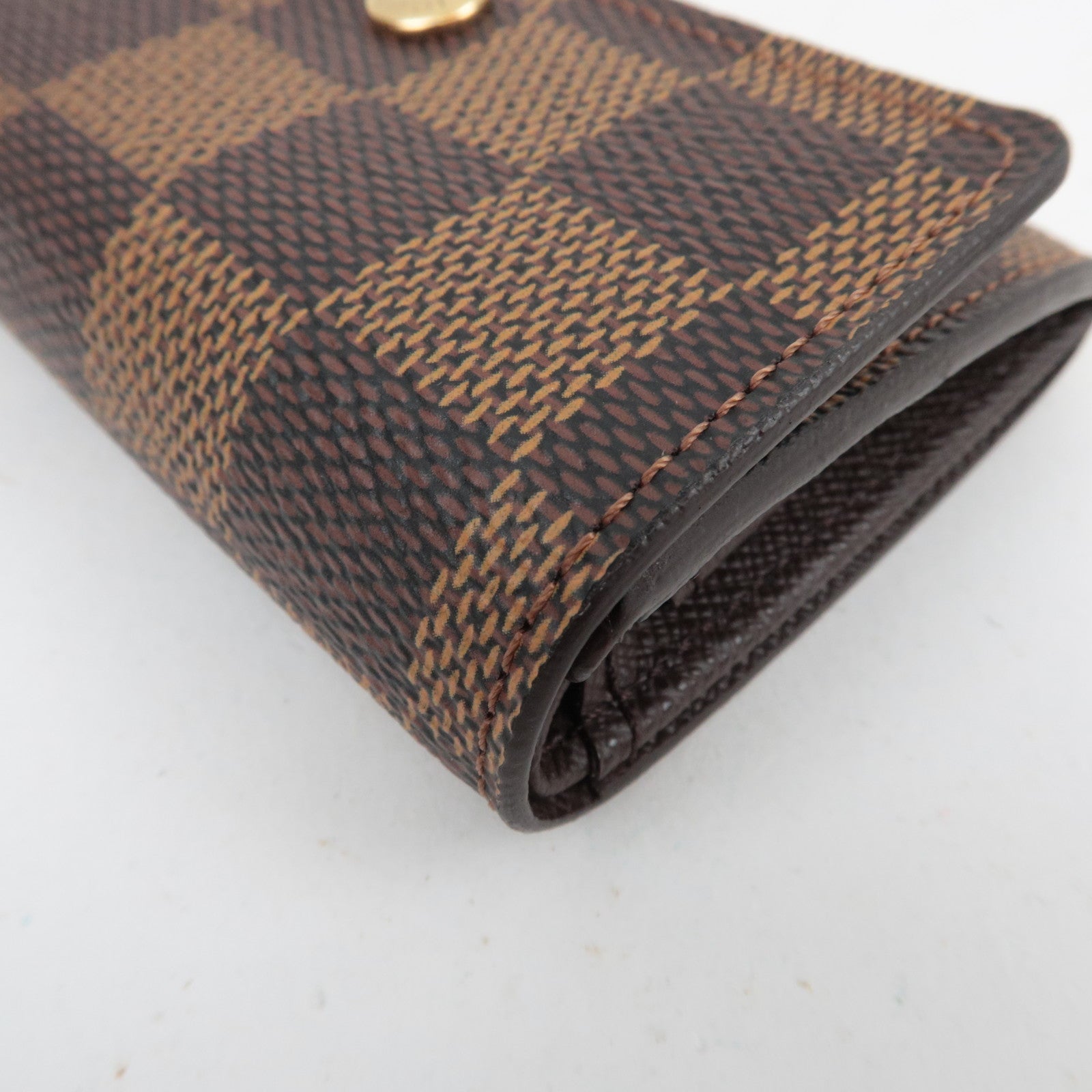 Louis Vuitton Damier Porte Monnaie Plat Coin Case N61930 *Box, Dust bag