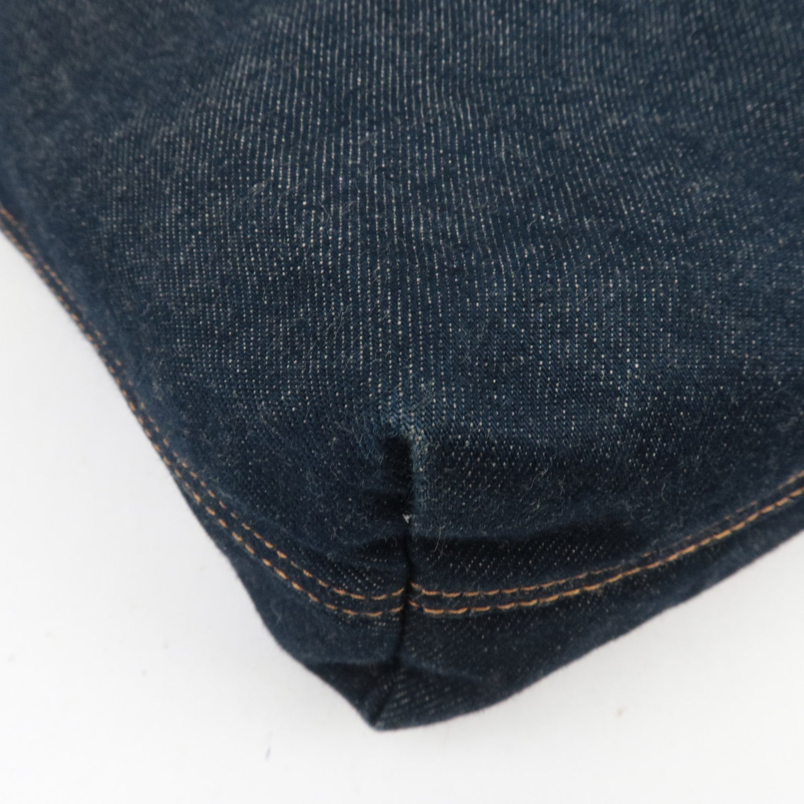 FENDI Denim Tote Bag Navy 26633