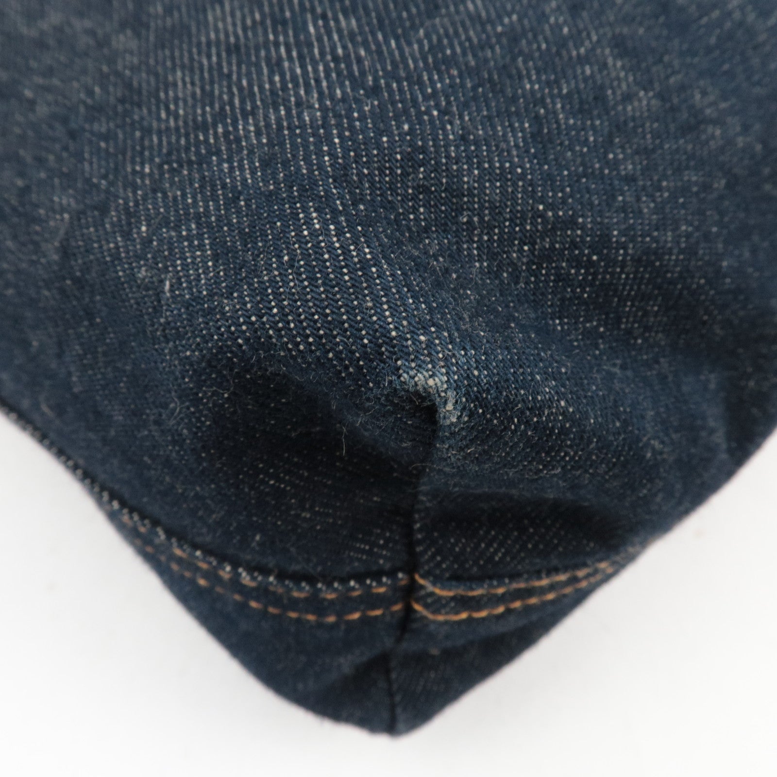 FENDI Denim Tote Bag Navy 26633