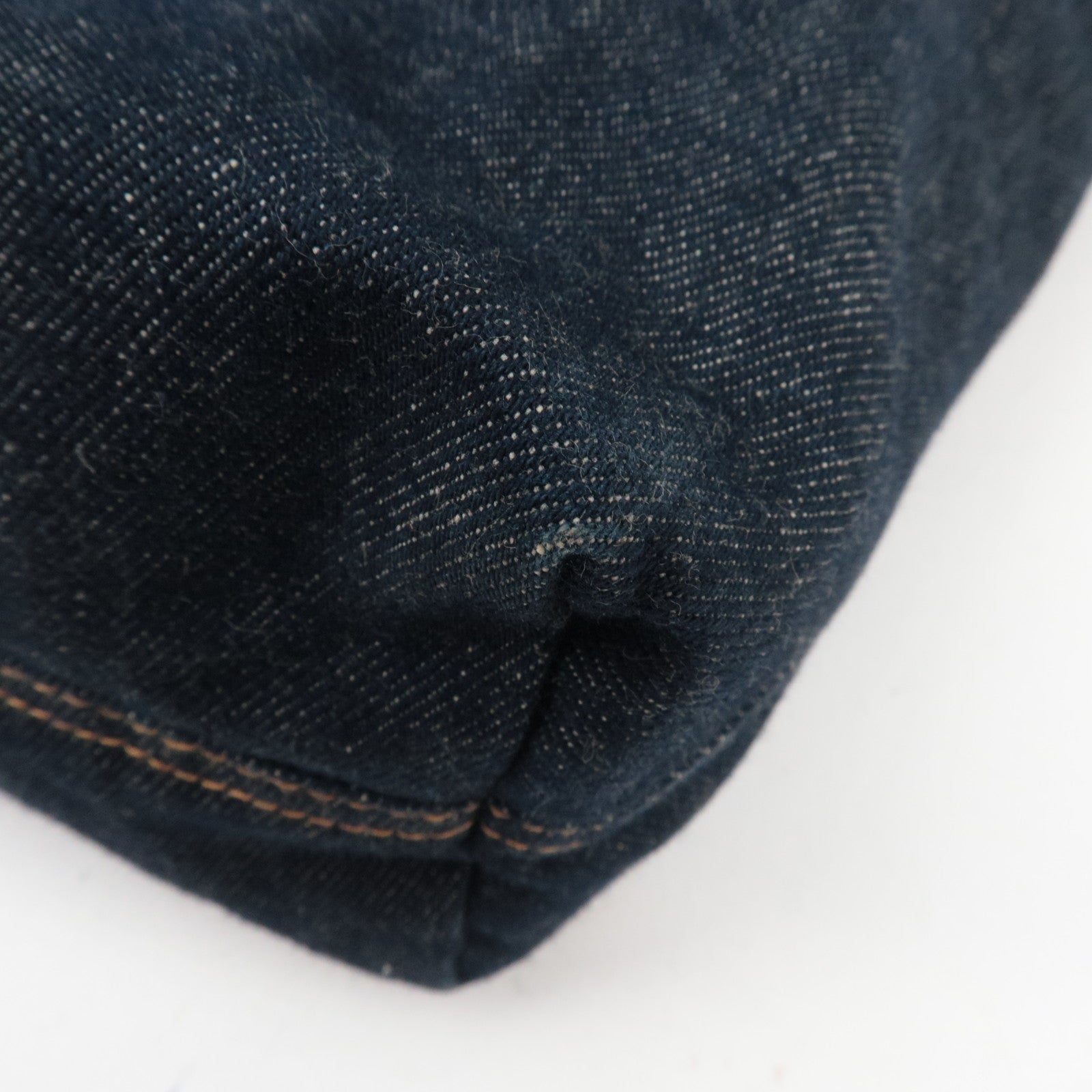 FENDI Denim Tote Bag Navy 26633