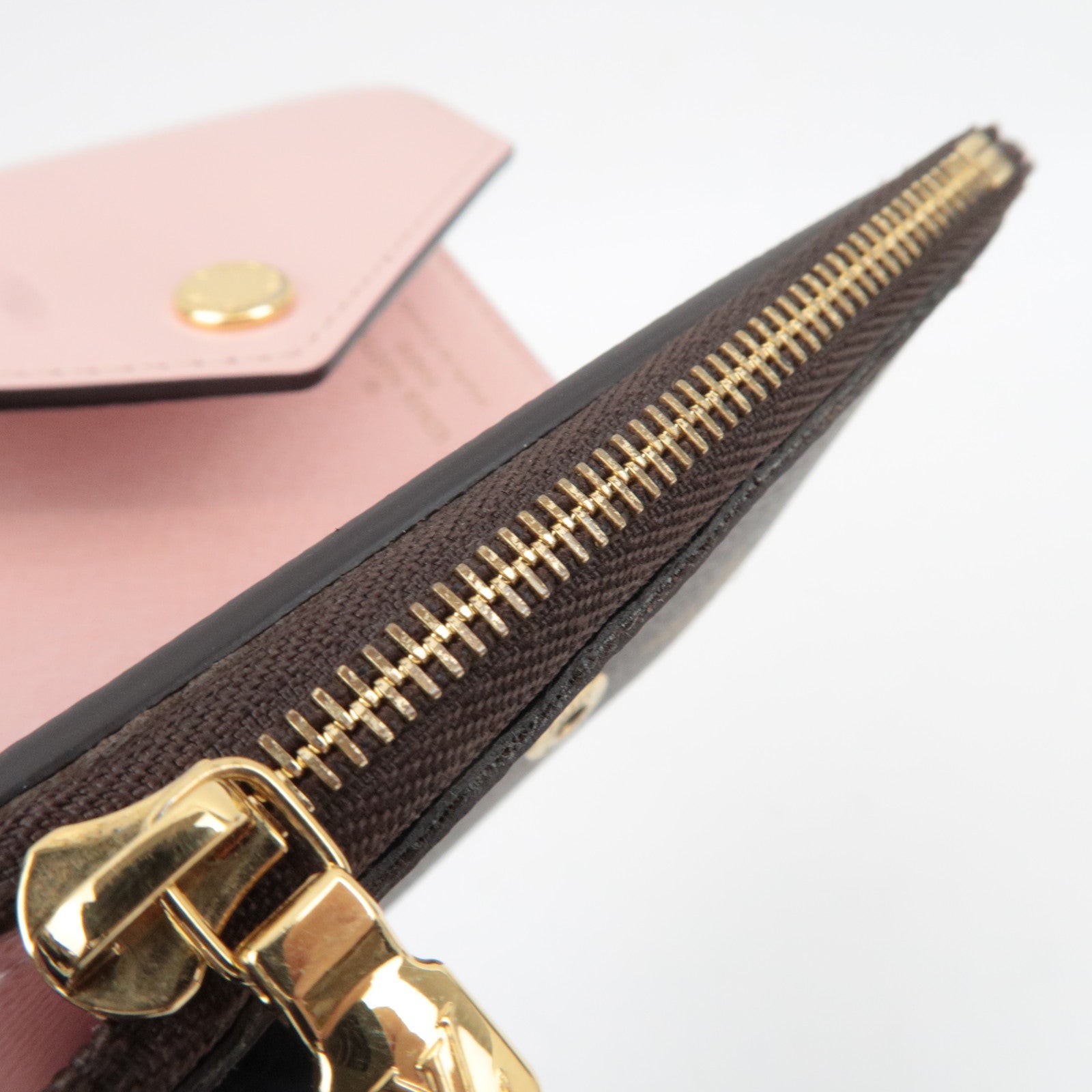 Louis Vuitton Monogram Portefeuille Zoe Trifold Wallet Rose Ballerine M62933