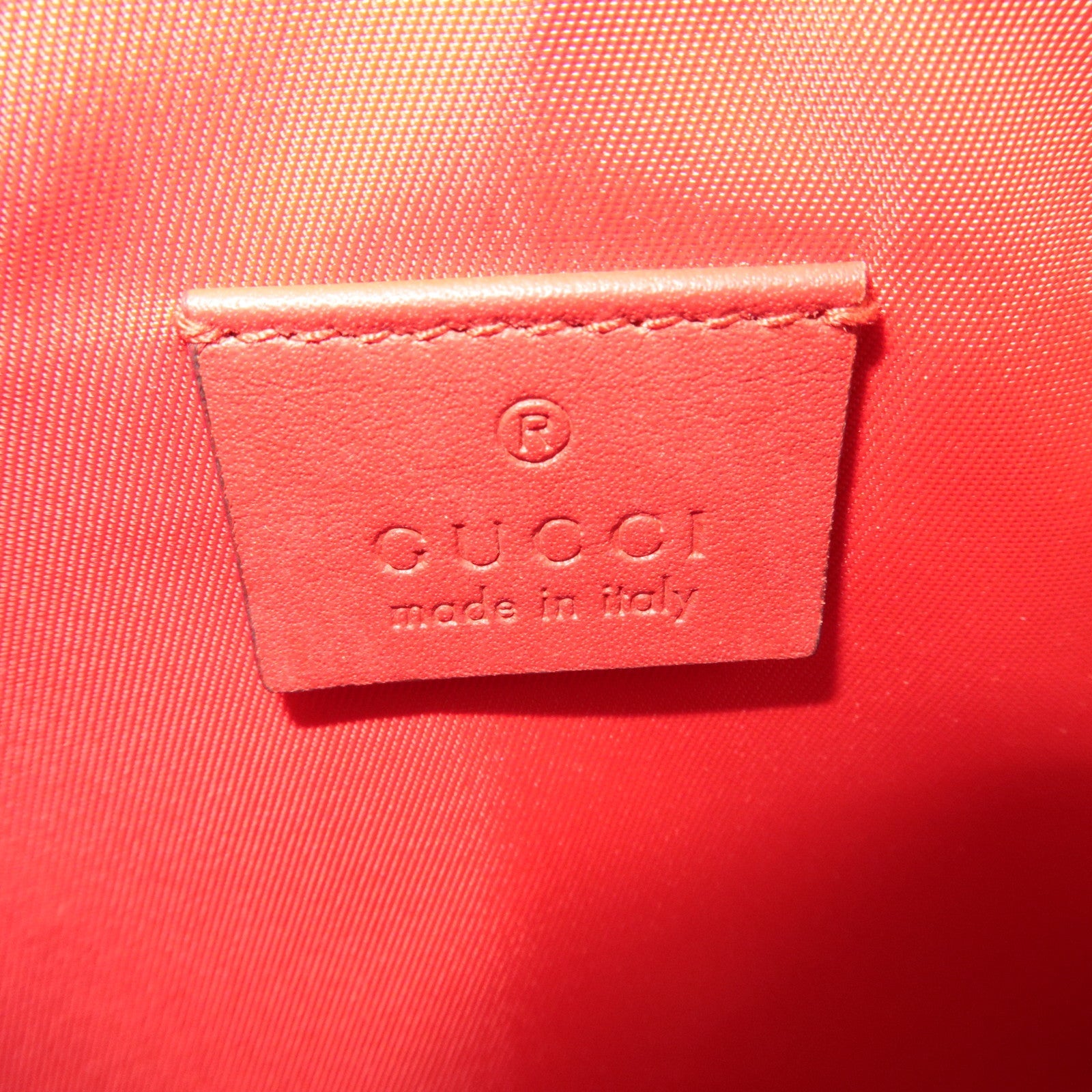GUCCI Chain Mini Bag GG Supreme Leather Beige Pink 431396