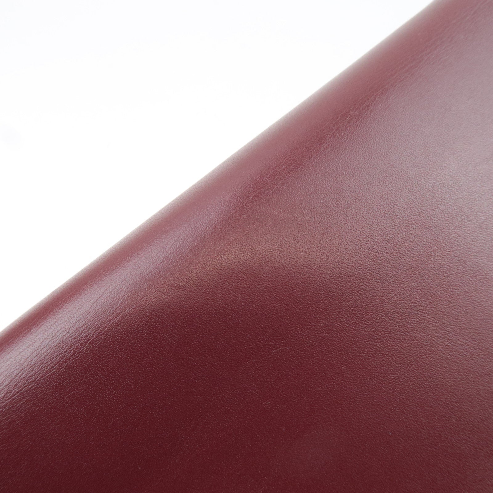 Cartier Must Line Clutch Bag Leather Bordeaux
