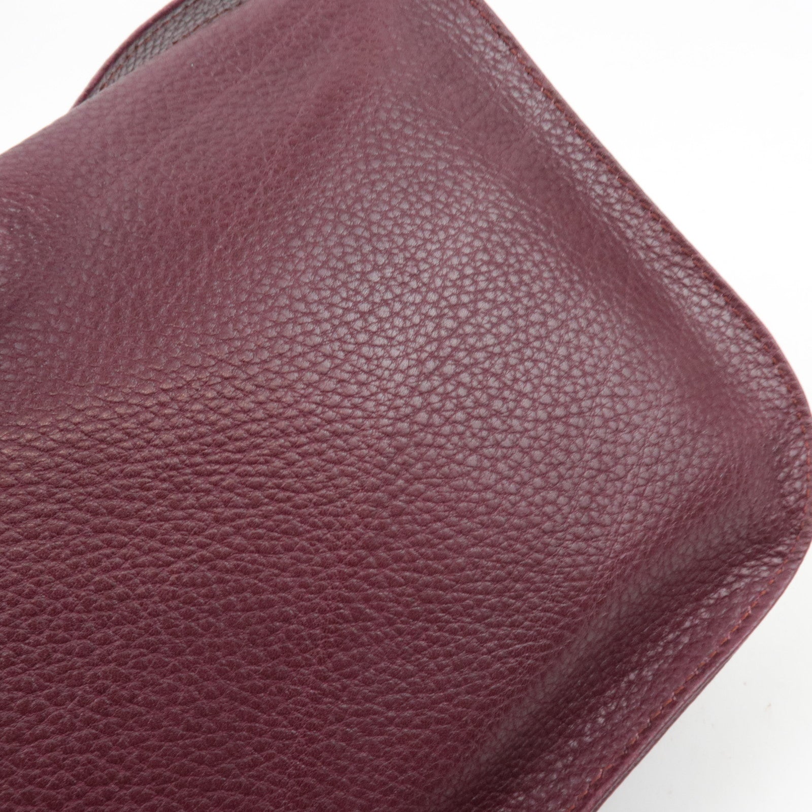 Cartier Must Line Shoulder Bag Leather Bordeaux *Dust Bag