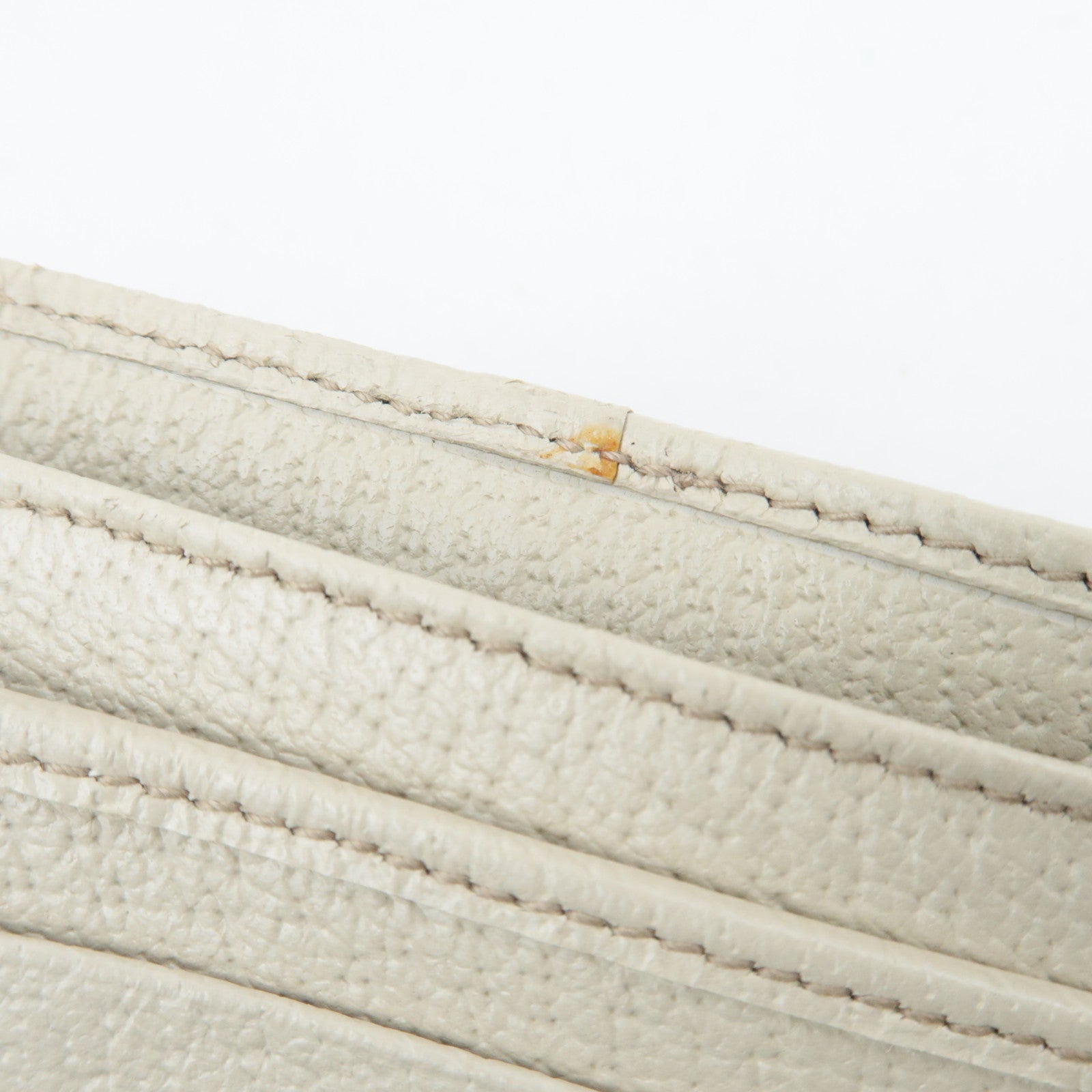 GUCCI Double-Hook Wallet GG Canvas Beige 112664