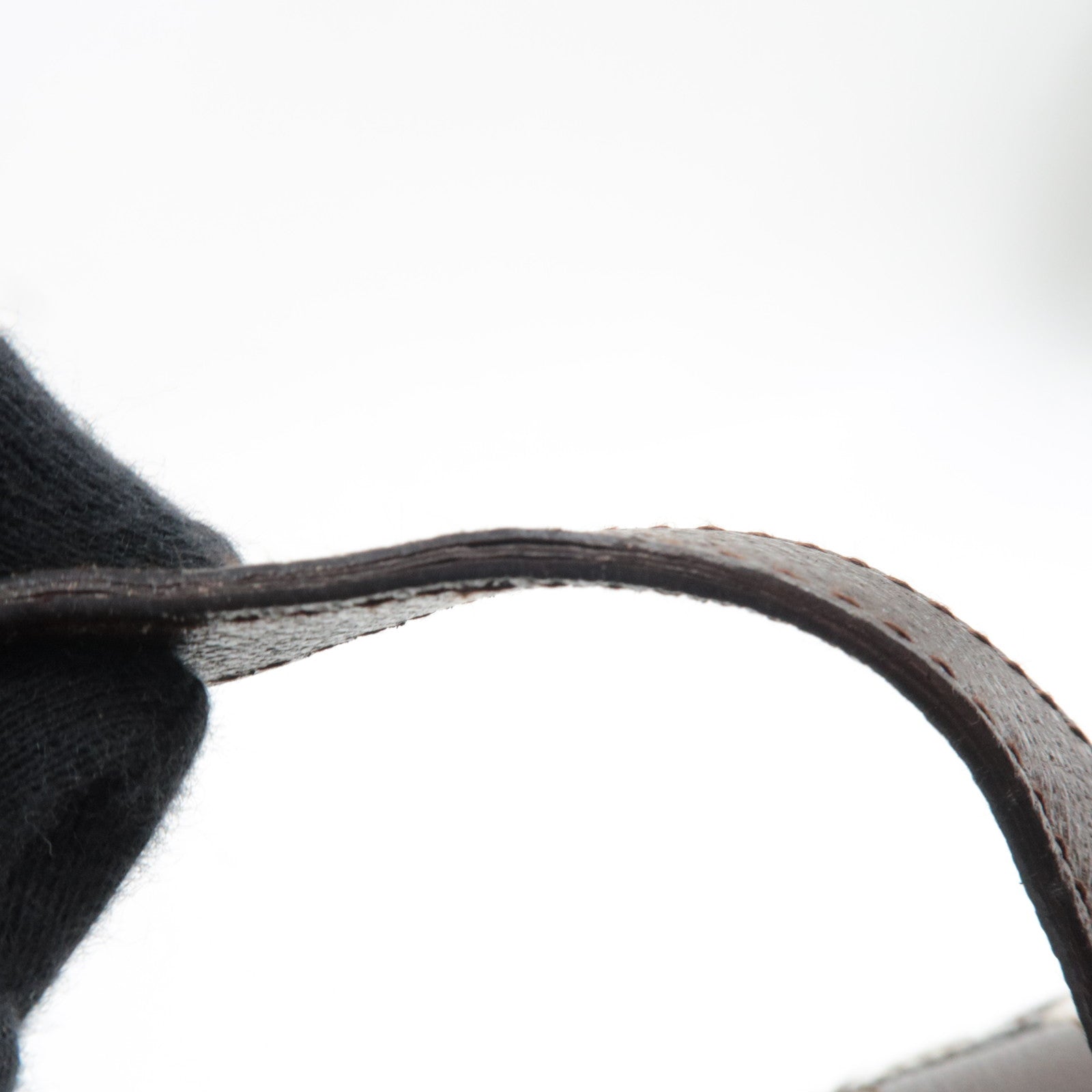 BVLGARI Logomania Canvas Leather Handbag Beige Brown